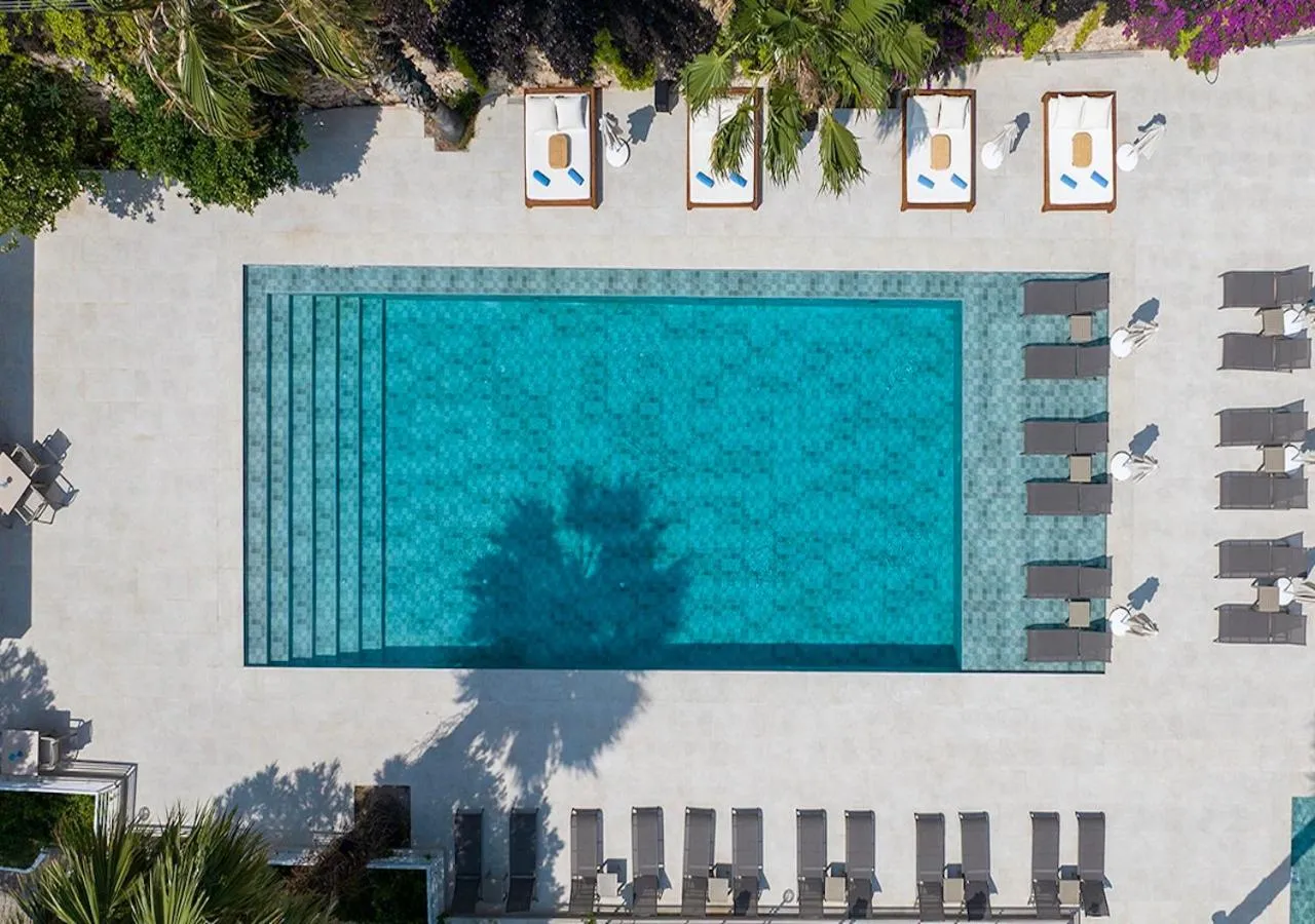 Pool view in Kas Marin Hotel