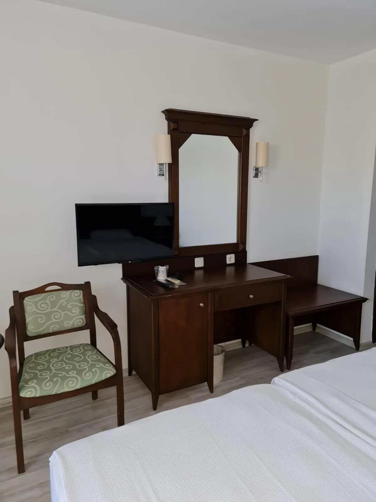 Bed in Side Palm D'or Hotel