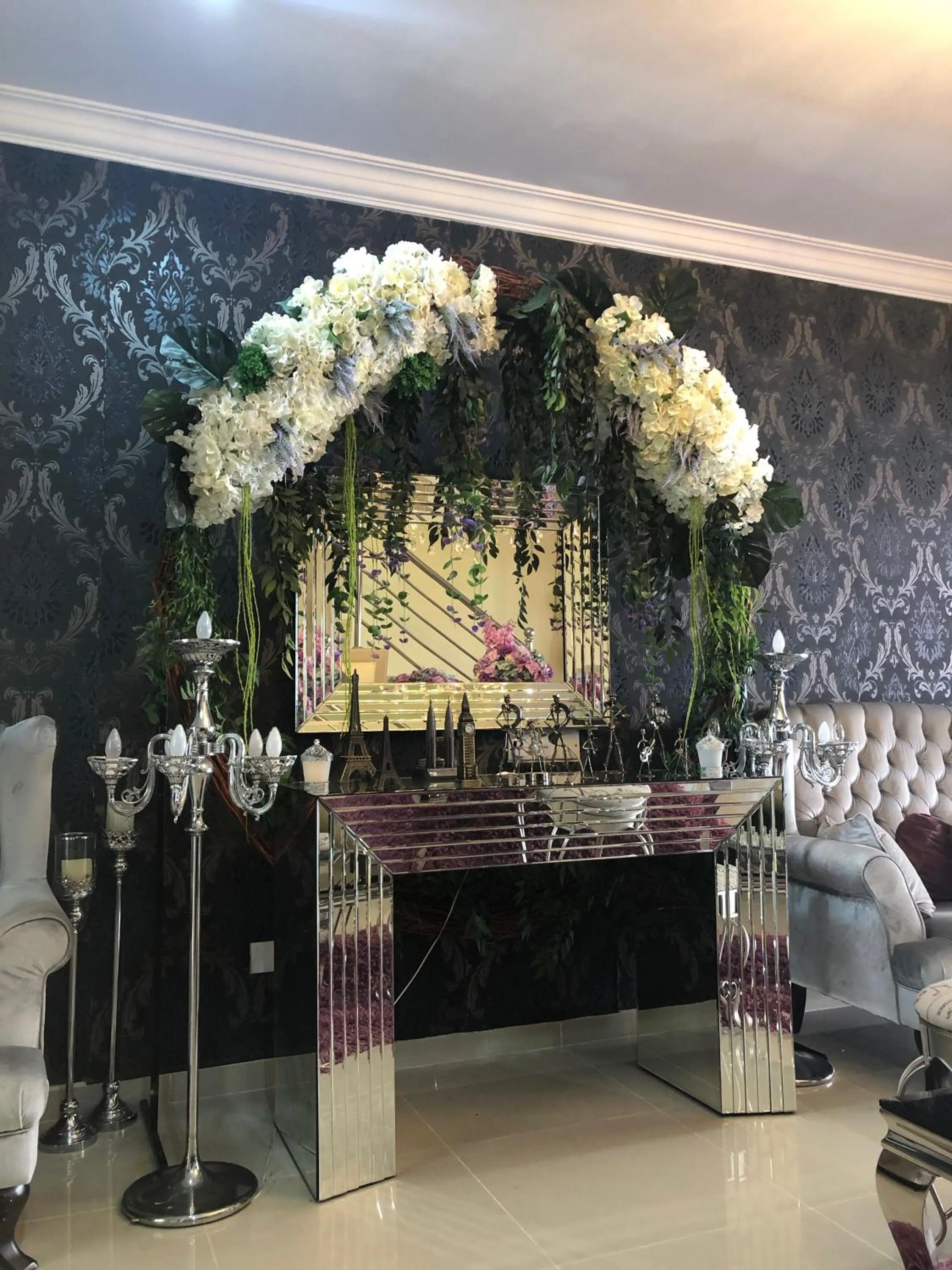 Seating area in AAM Hotel