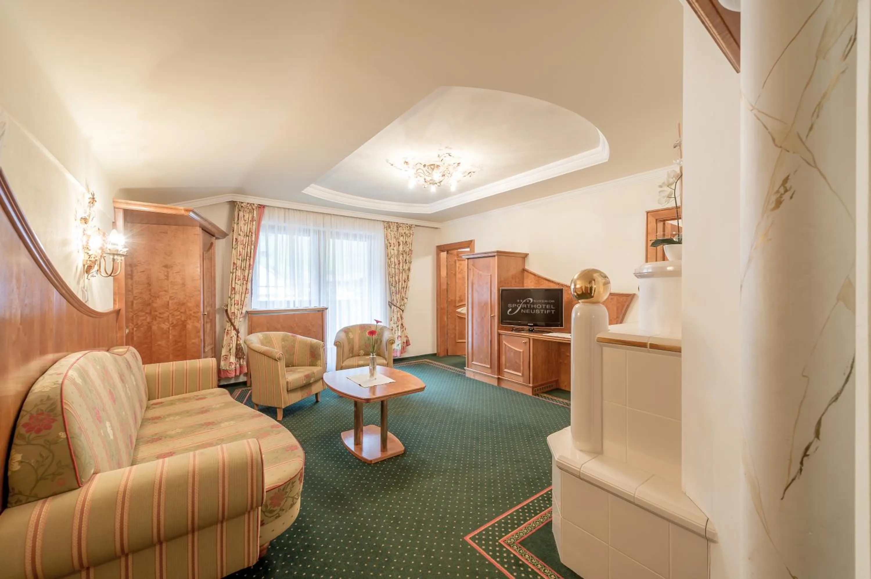 Living room in Sporthotel Neustift