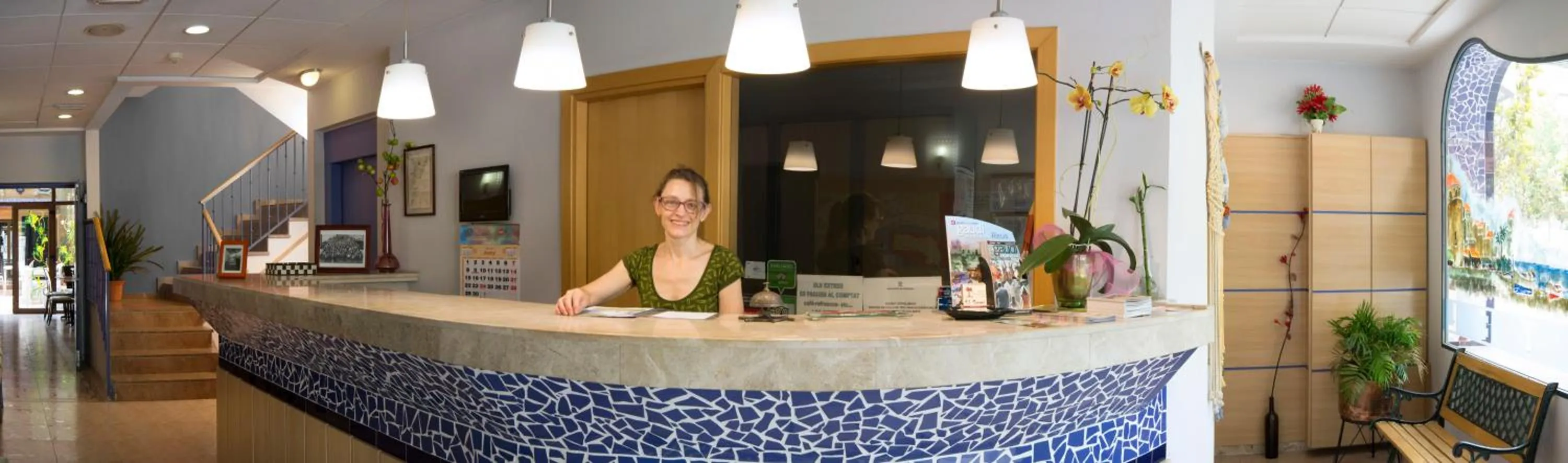 Lobby or reception in El Camí Hotel