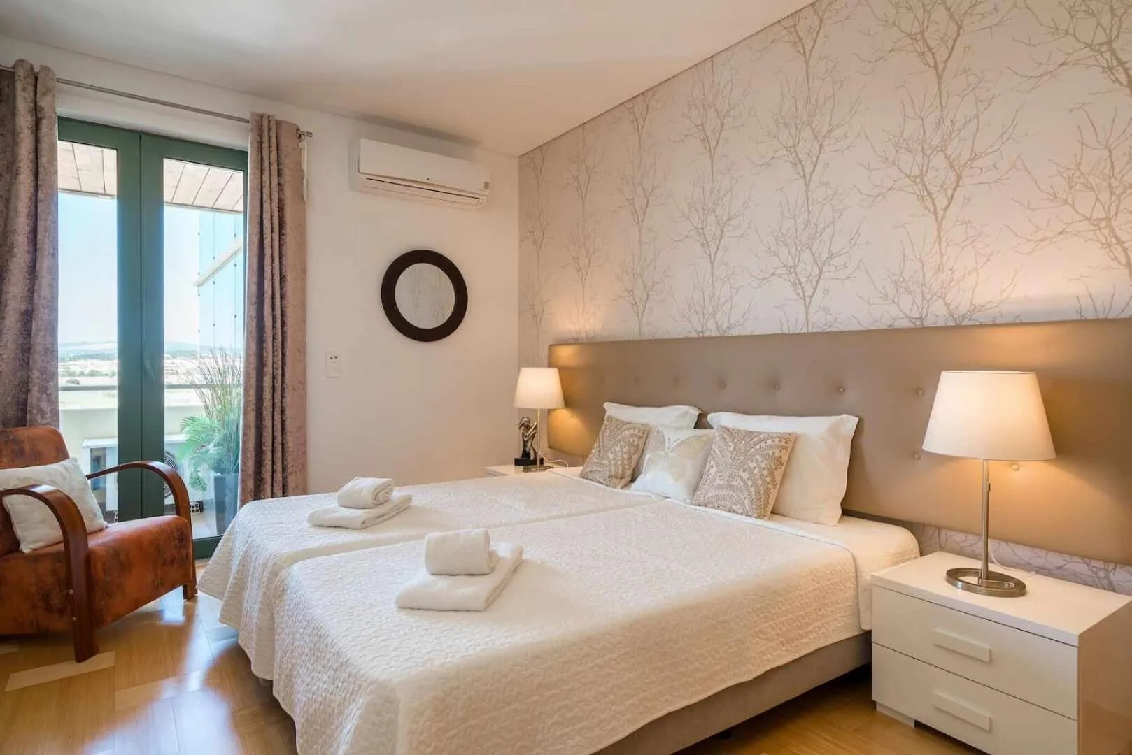 Bed in Marina Vilamoura - Aquamar 401- Modern Apartment