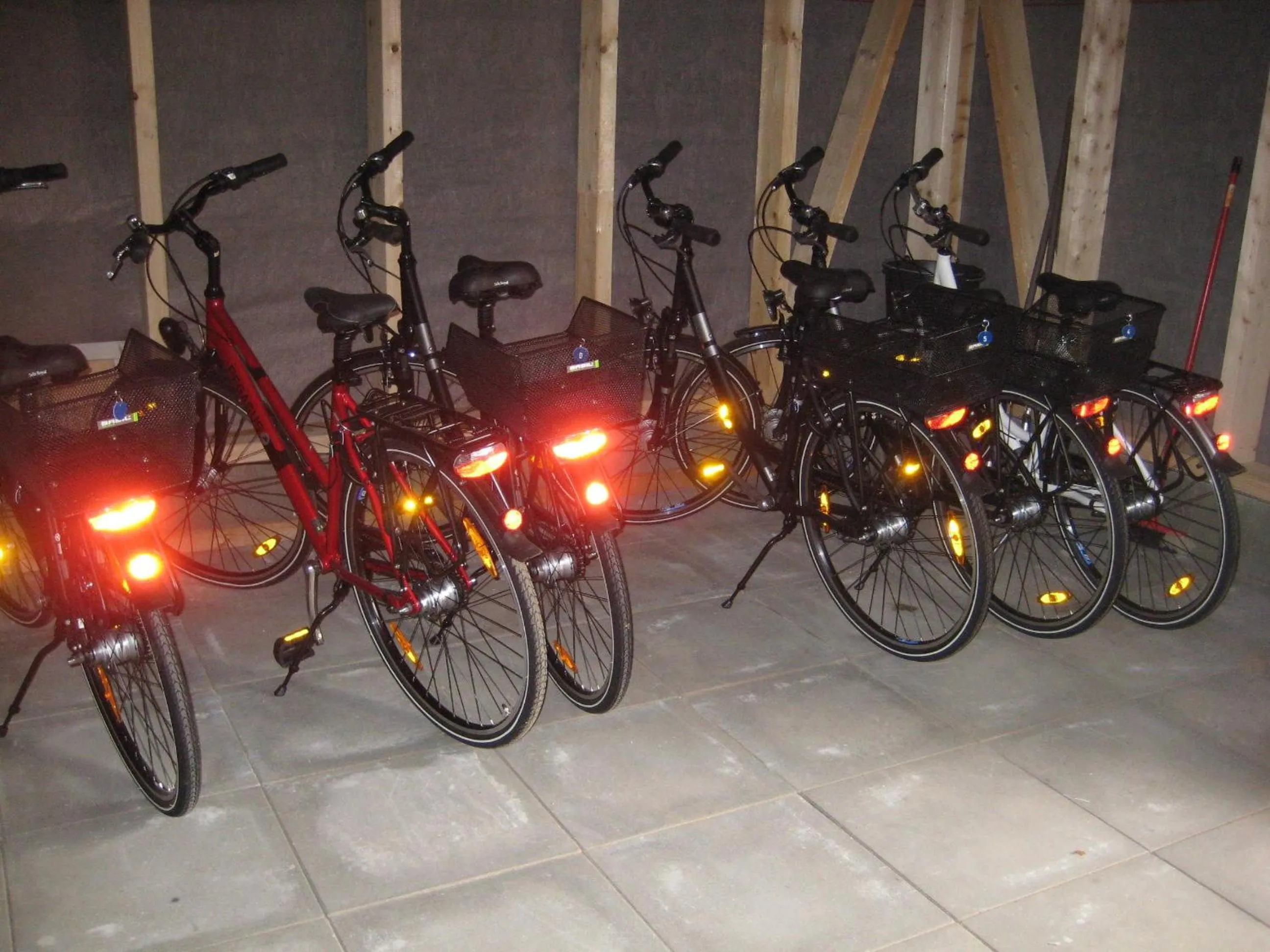 Cycling in Appartementhaus Westwind