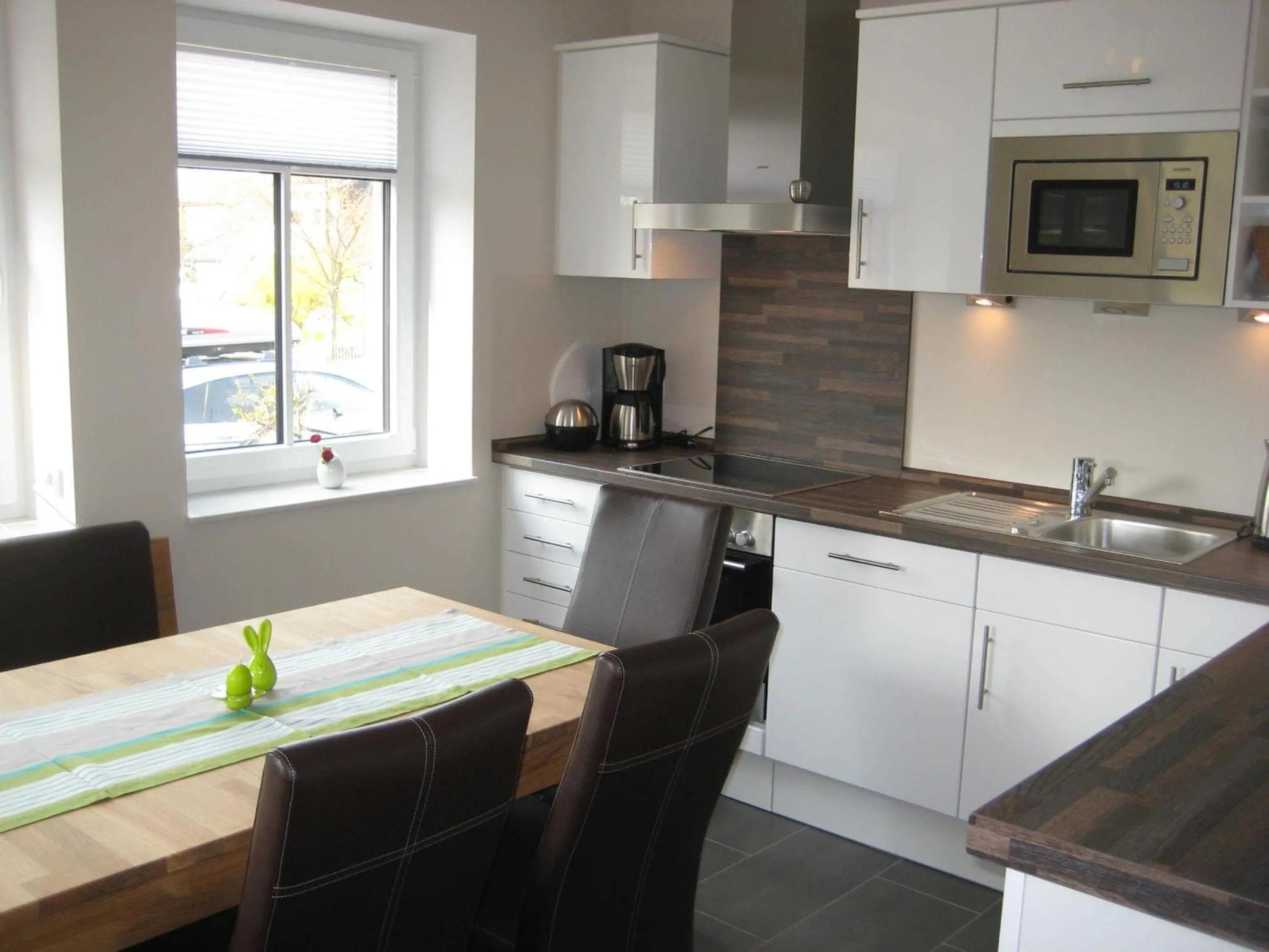 Kitchen or kitchenette in Appartementhaus Westwind