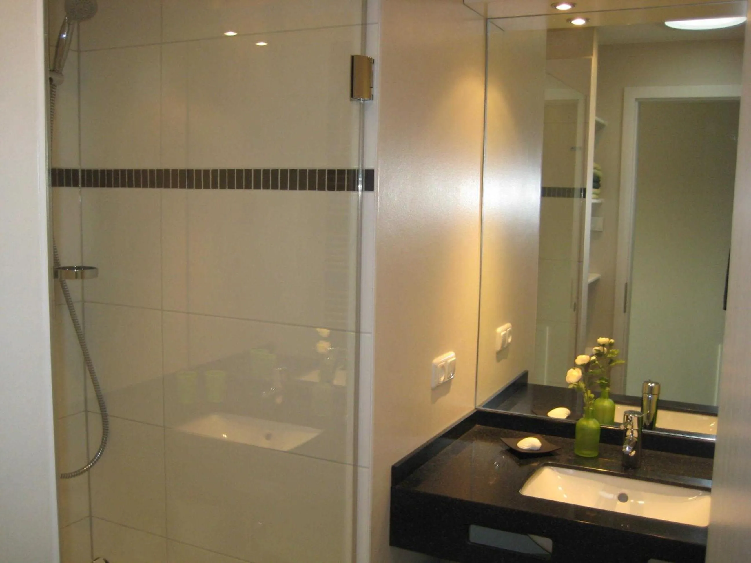 Shower in Appartementhaus Westwind