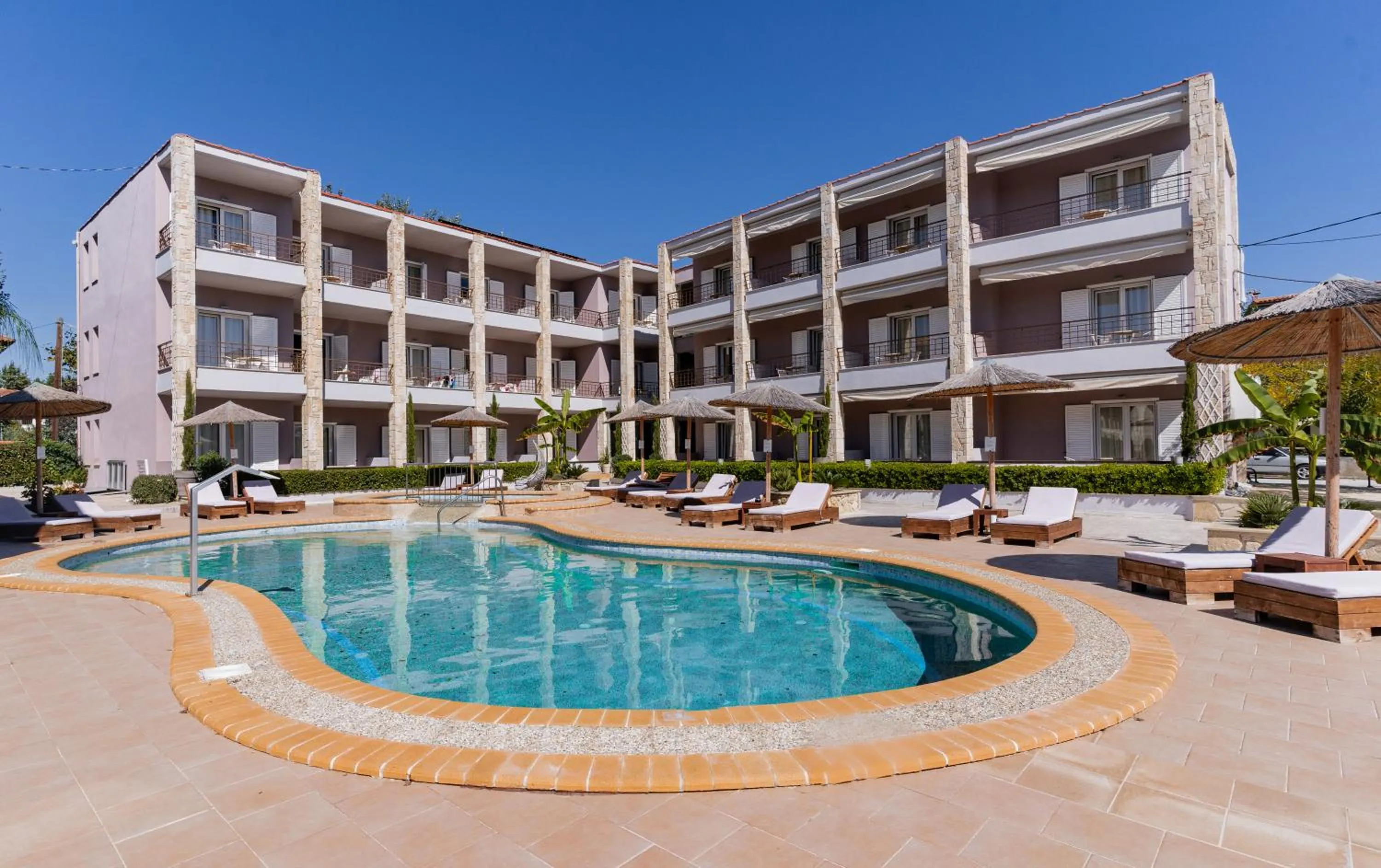 Swimming pool in Siviris Golden Beach