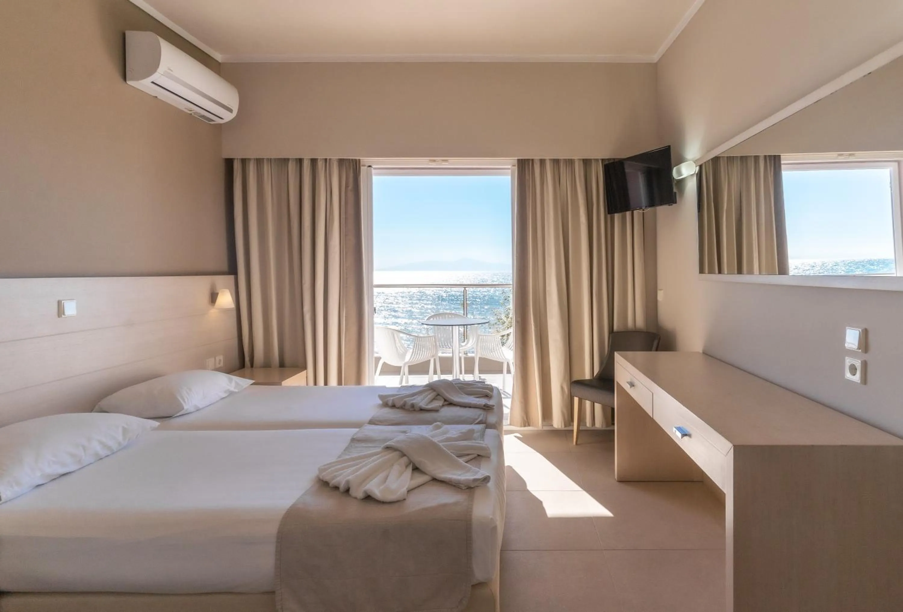 Superior Triple Room with Sea View in Siviris Golden Beach