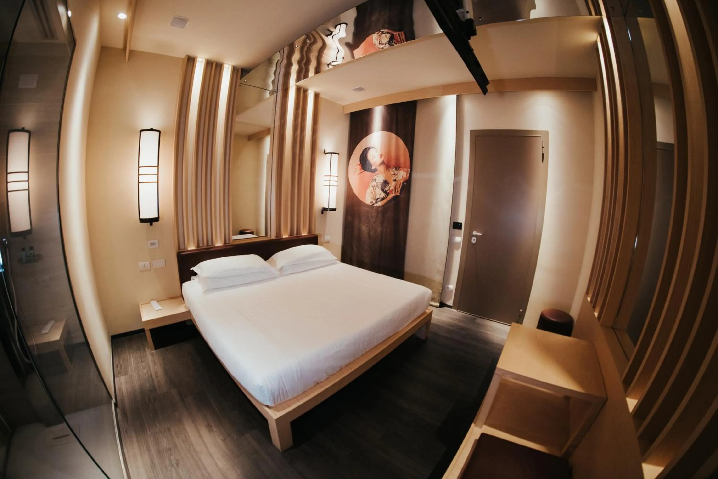 Bed in Emotional Grand Motel