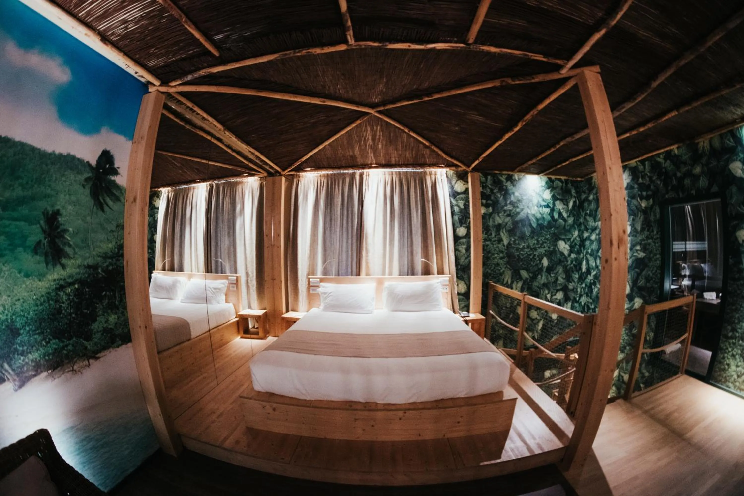 Bed in Emotional Grand Motel