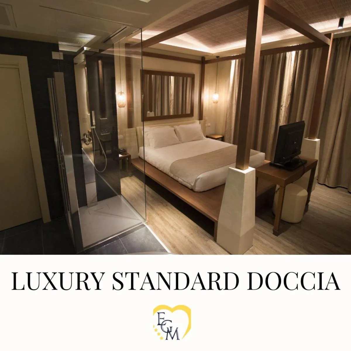 Bed in Emotional Grand Motel