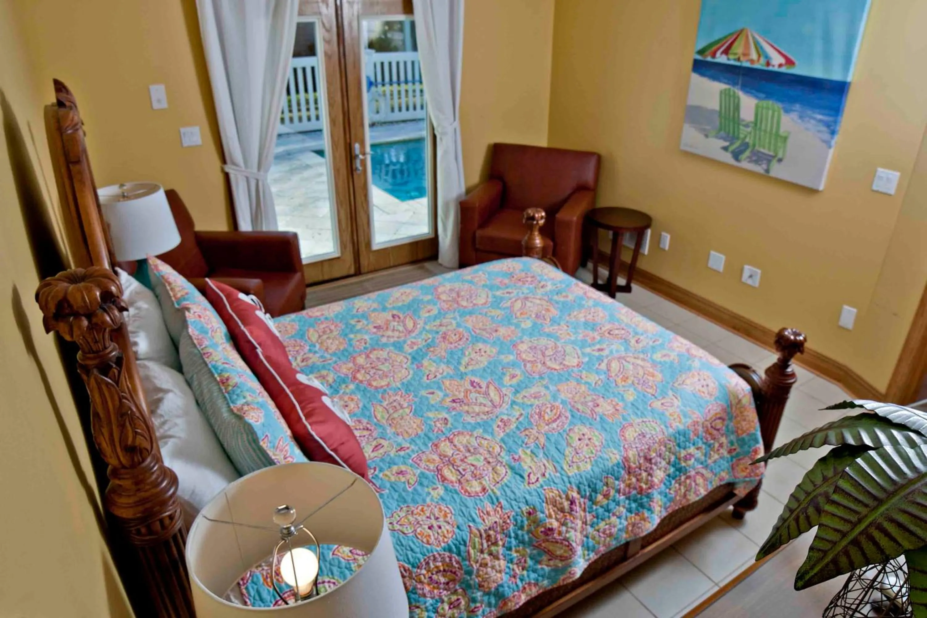 Bed in DeSoto Beach Vacation Properties