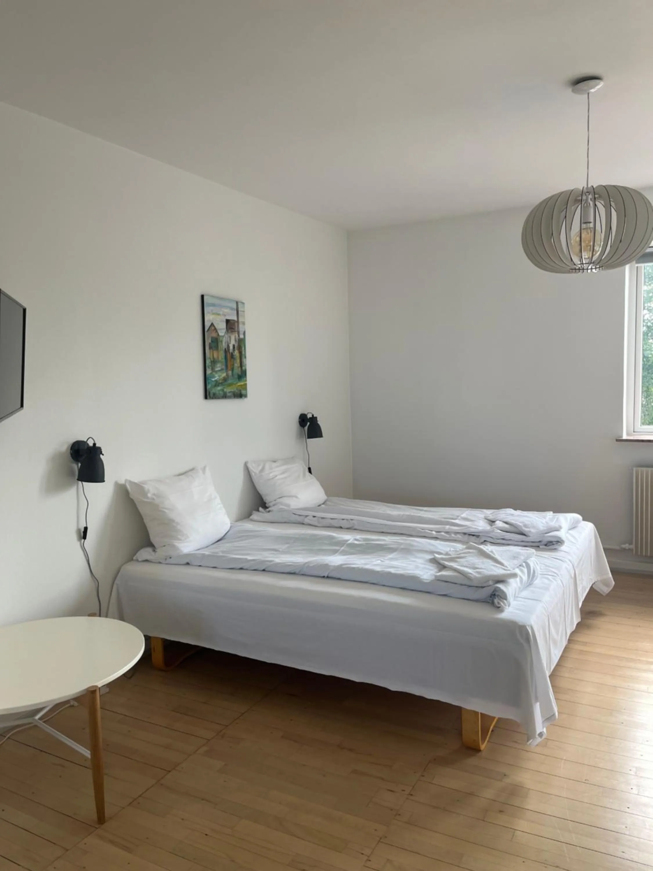 Bed in Hotel Havlund Bed and Breakfast