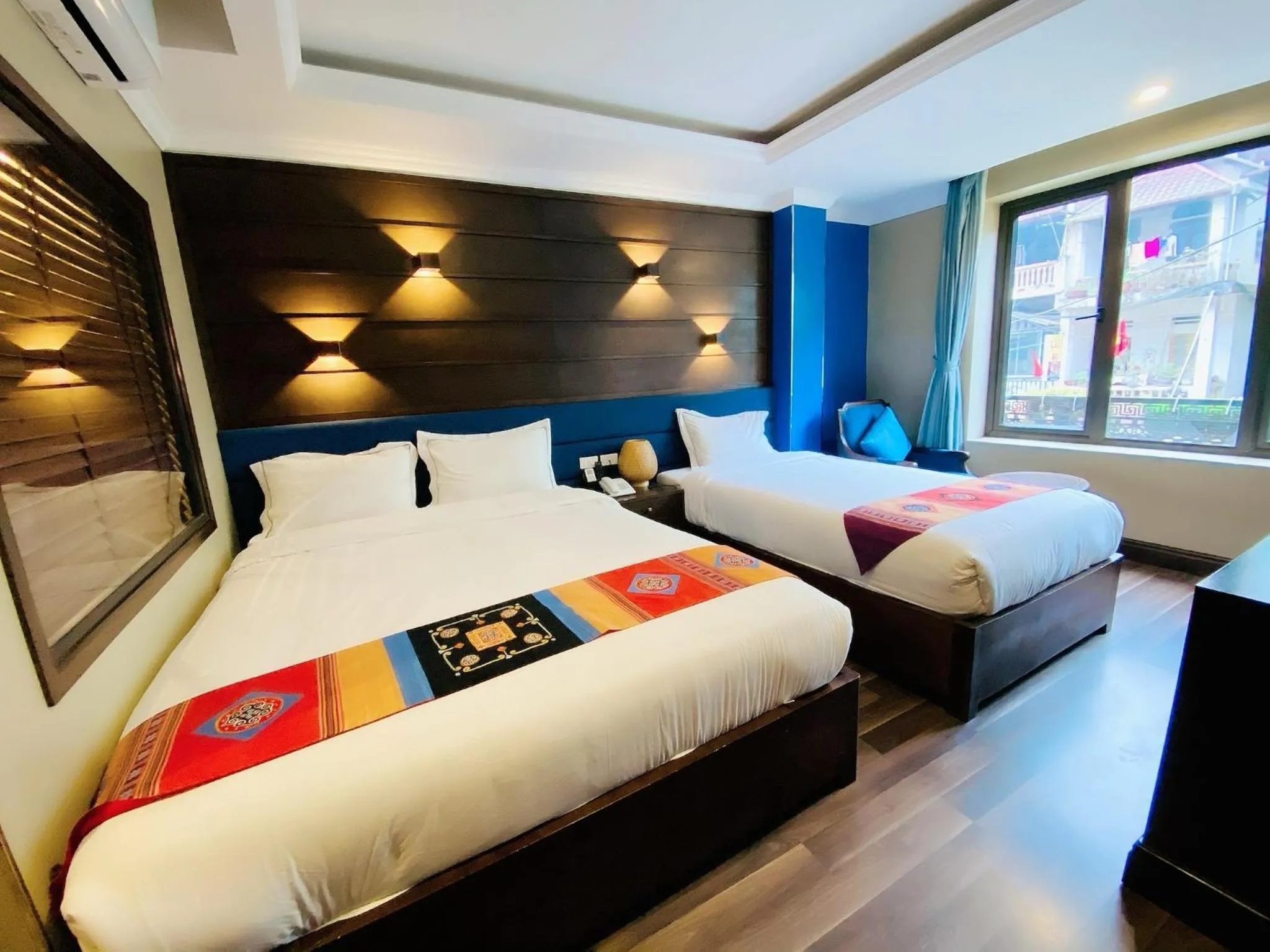 Bed in Nomadtrails Boutique Sapa Hotel