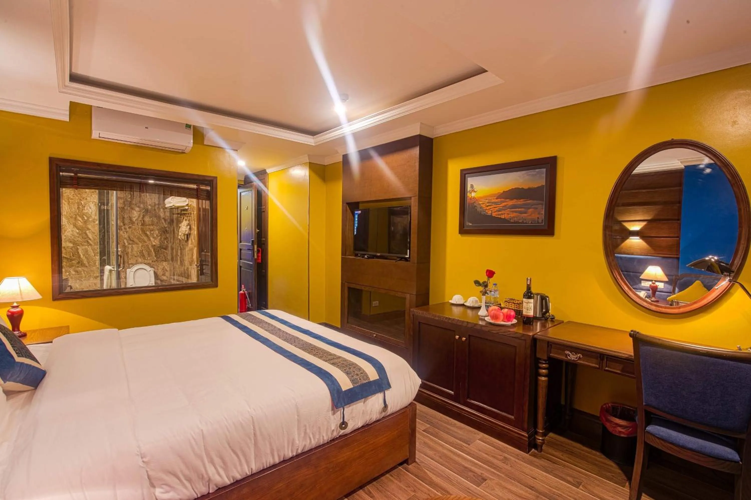 Bed in Nomadtrails Boutique Sapa Hotel