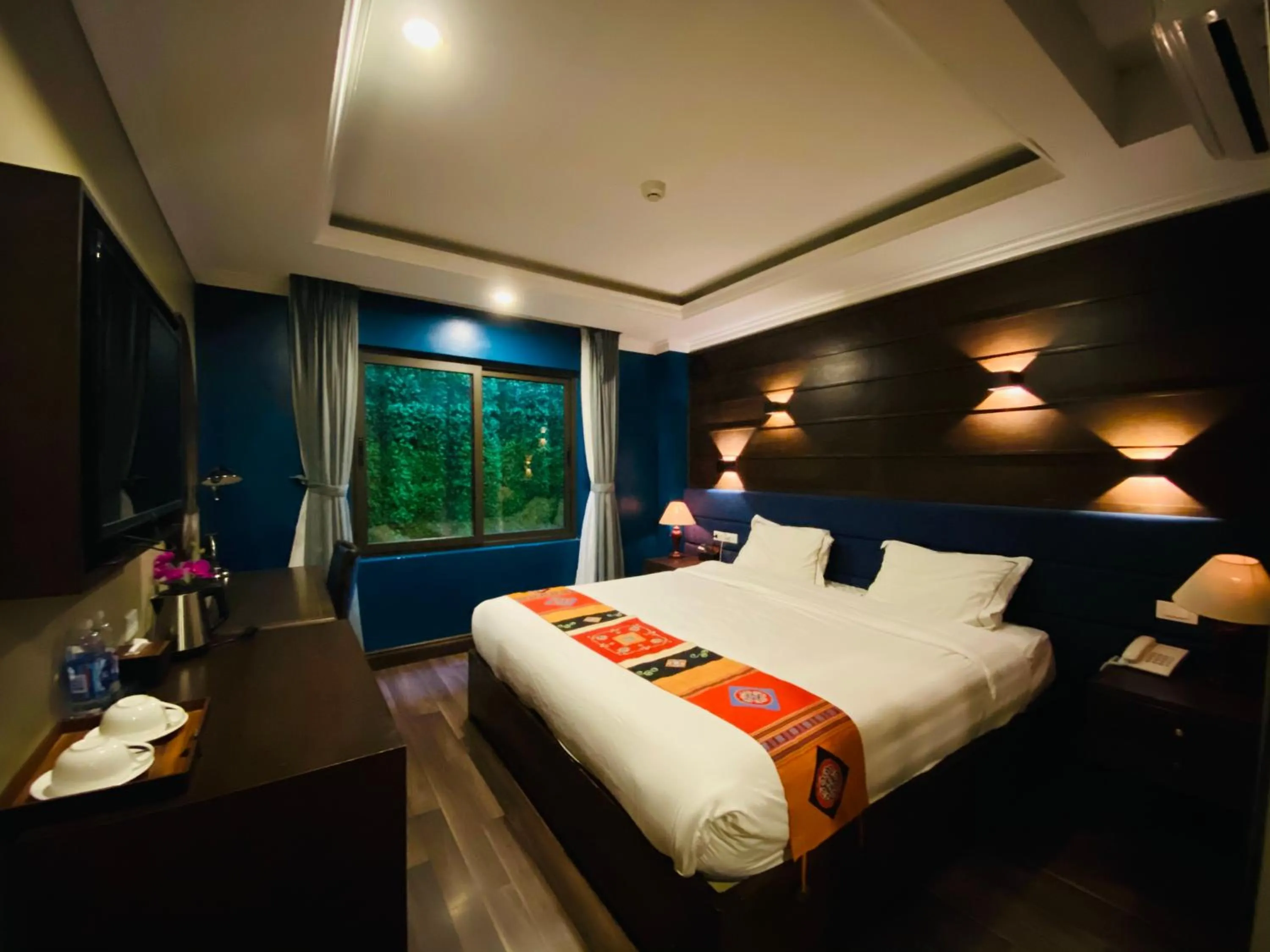 Bed in Nomadtrails Boutique Sapa Hotel