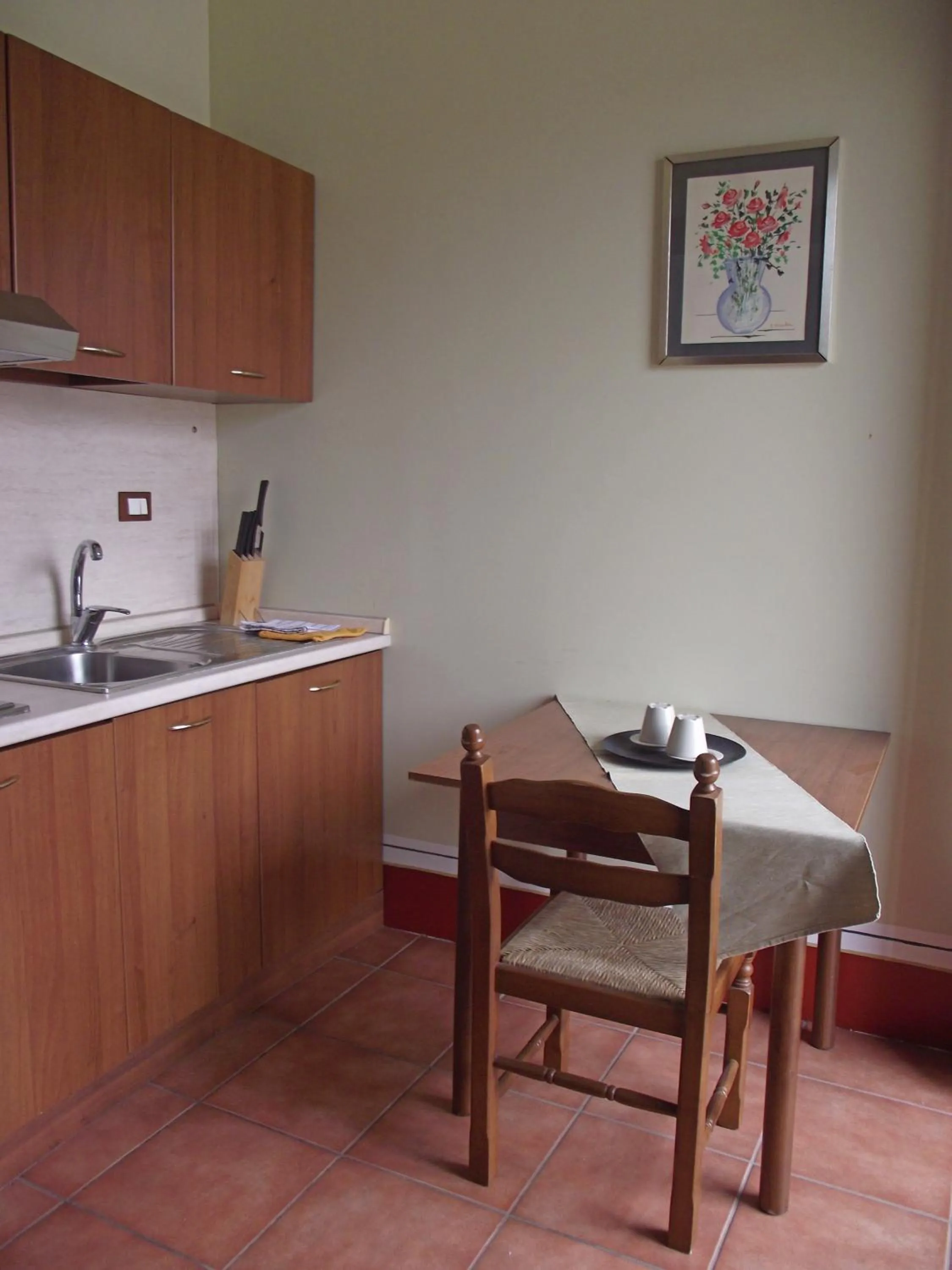 Kitchen or kitchenette in Hotel Ciocca