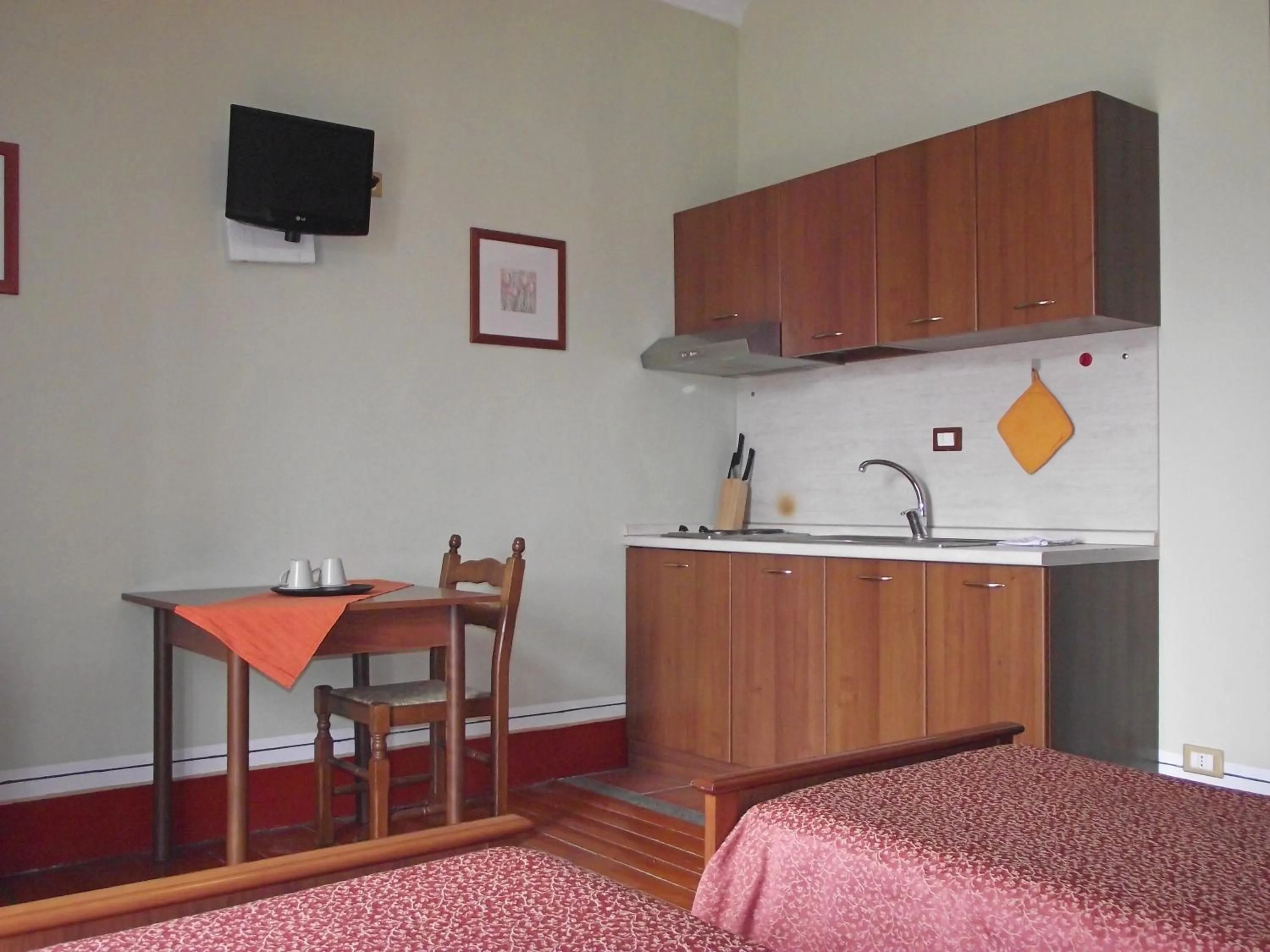 Kitchen or kitchenette in Hotel Ciocca