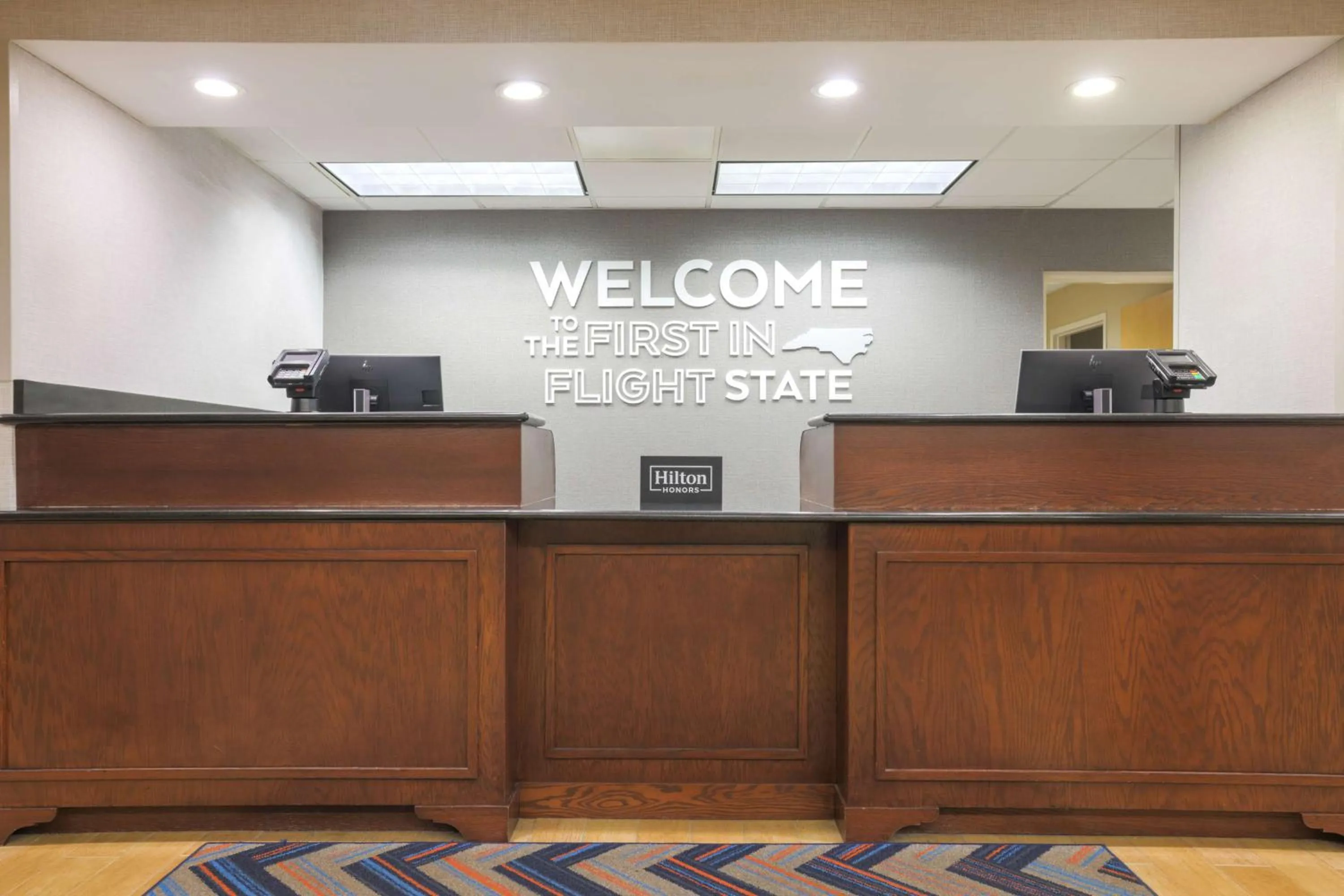 Lobby or reception in Hampton Inn Raleigh/Garner