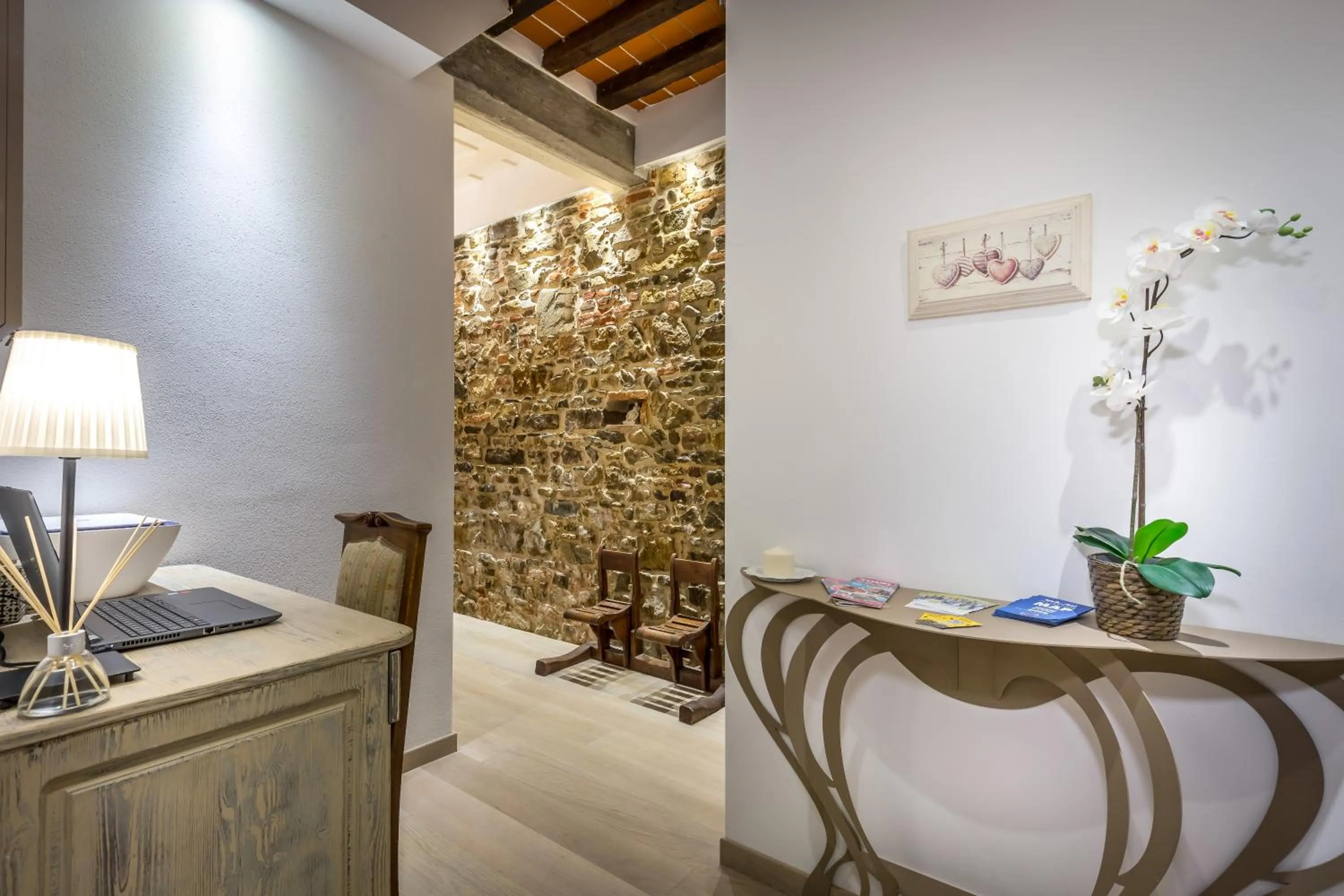 Lobby or reception in Relais Gaia