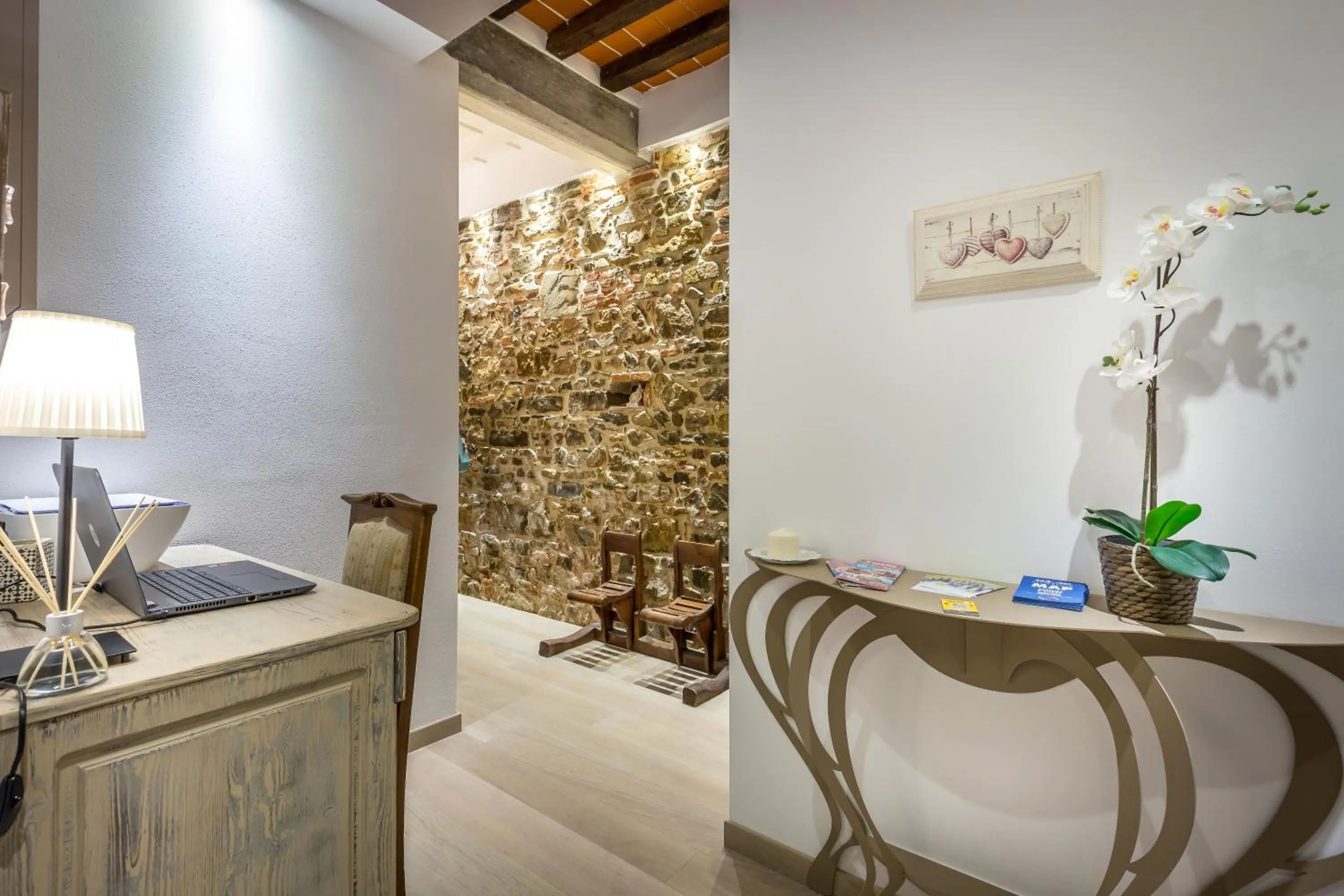 Lobby or reception in Relais Gaia