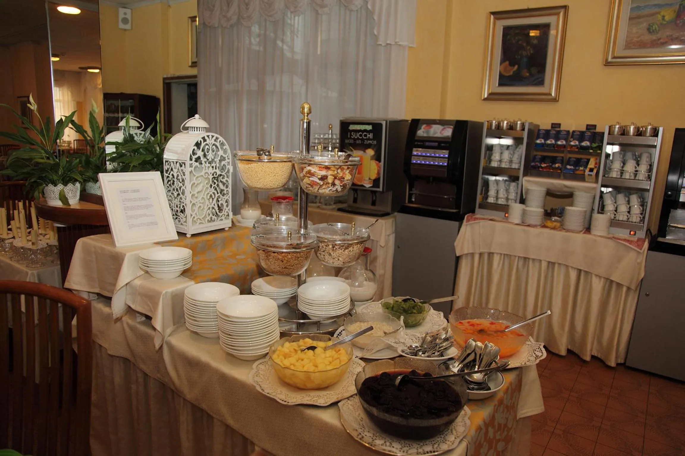 Buffet breakfast in Hotel Diana