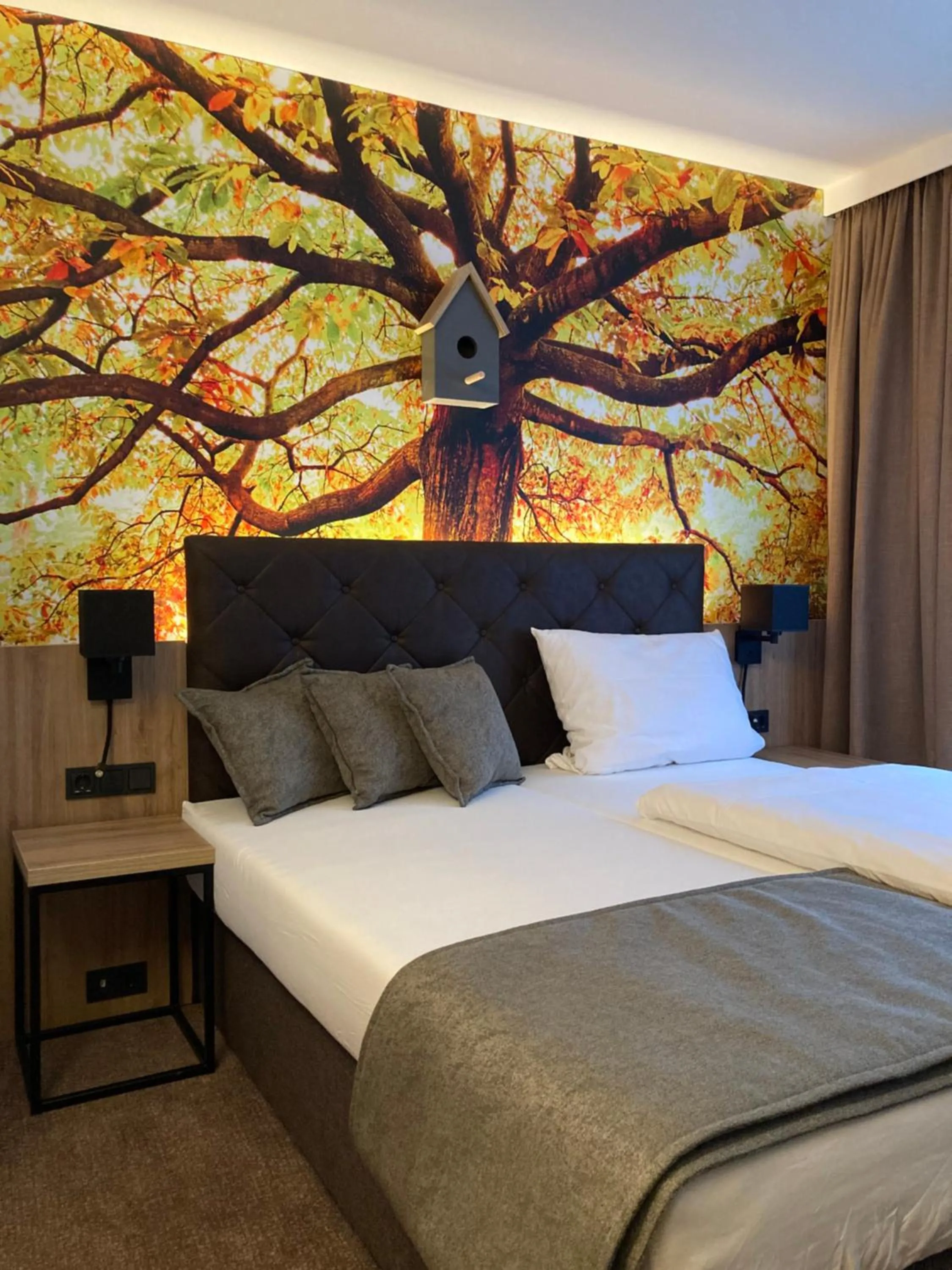 Bed in Waldhotel Ehrental