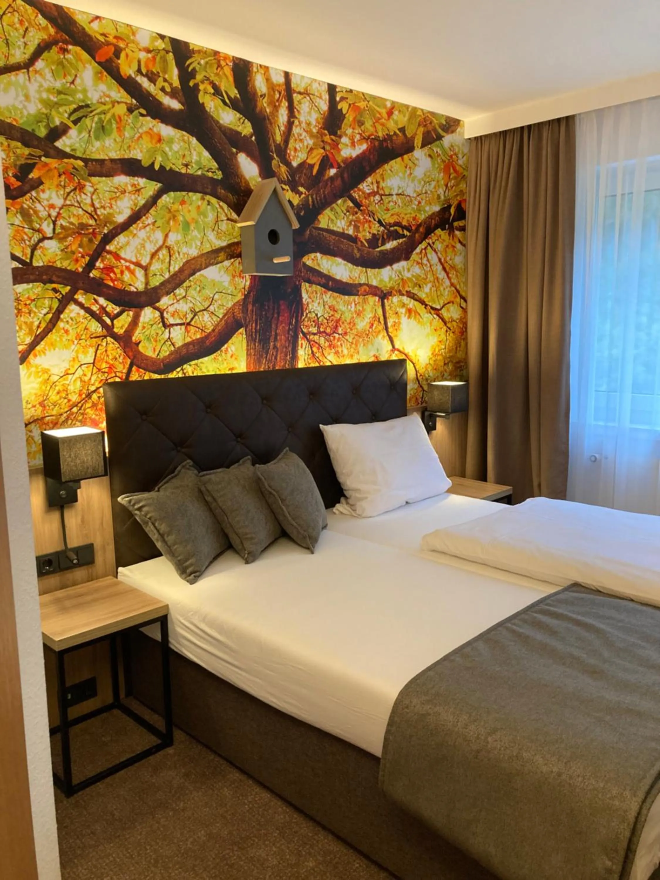 Bed in Waldhotel Ehrental