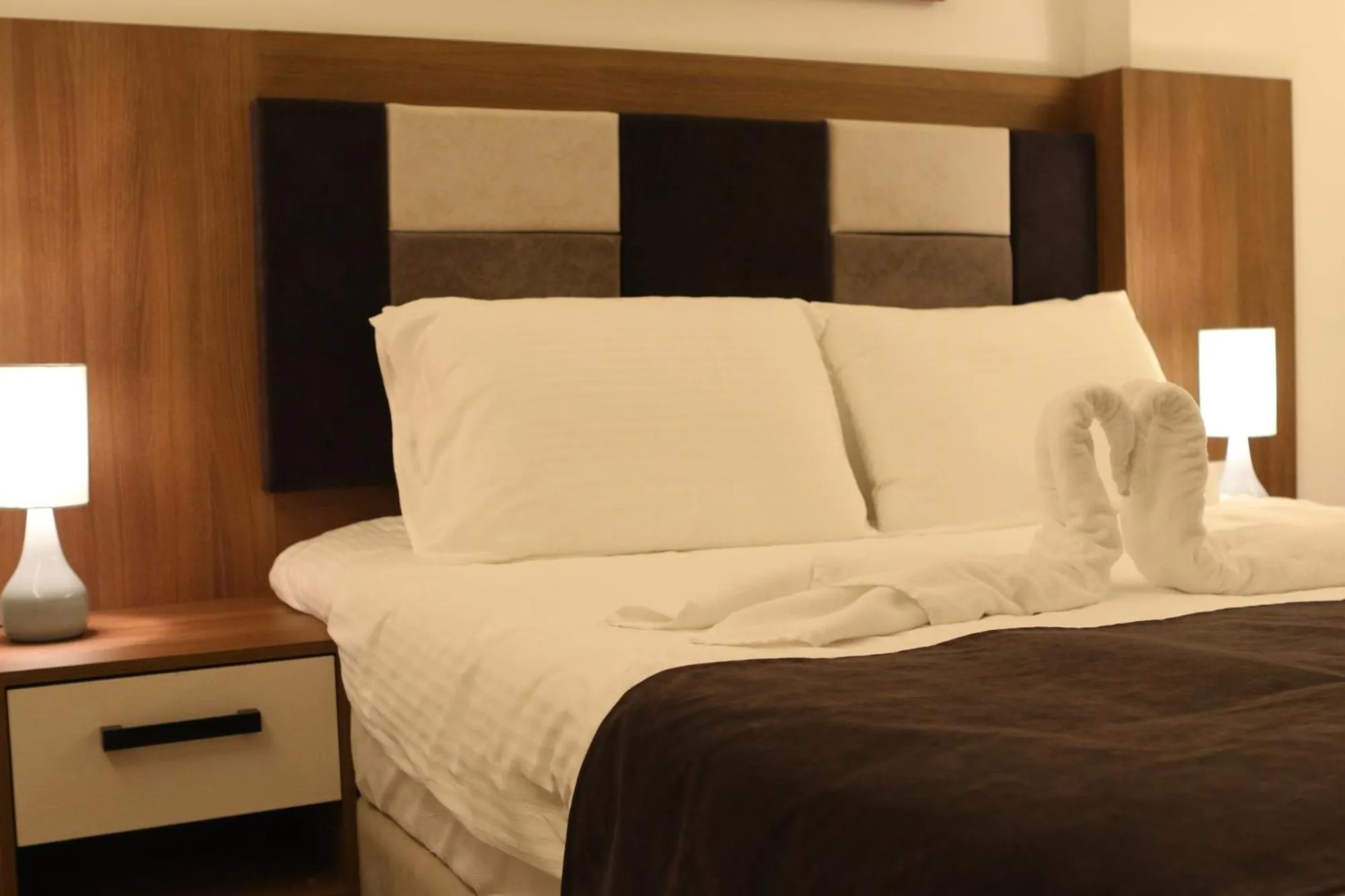 Bed in RİVADA HOTEL