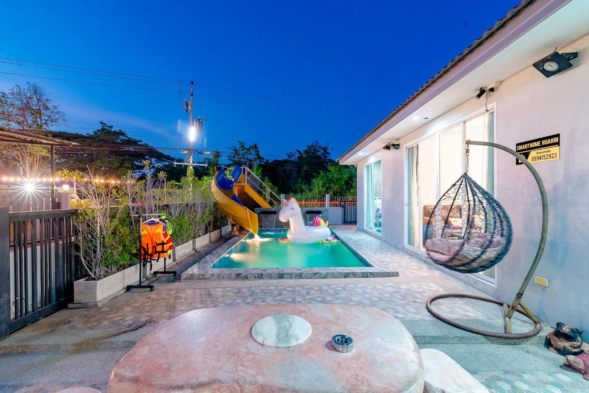 Swimming pool in Smart home huahin