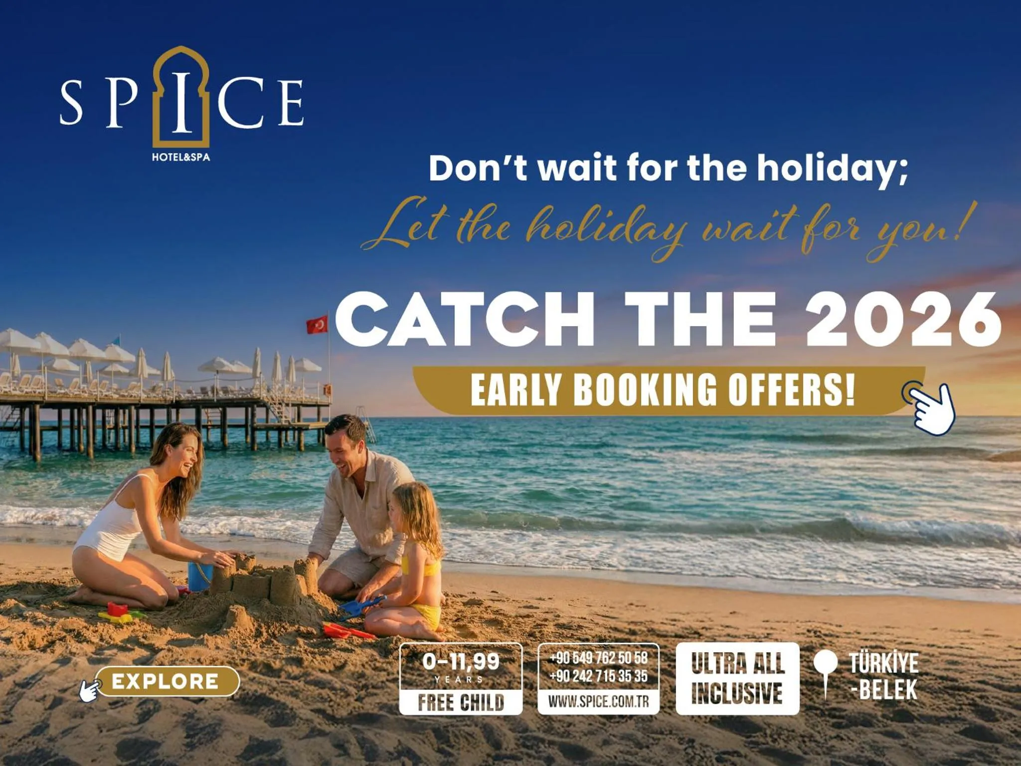 On site in Spice Hotel & Spa - Ultra All Inclusive