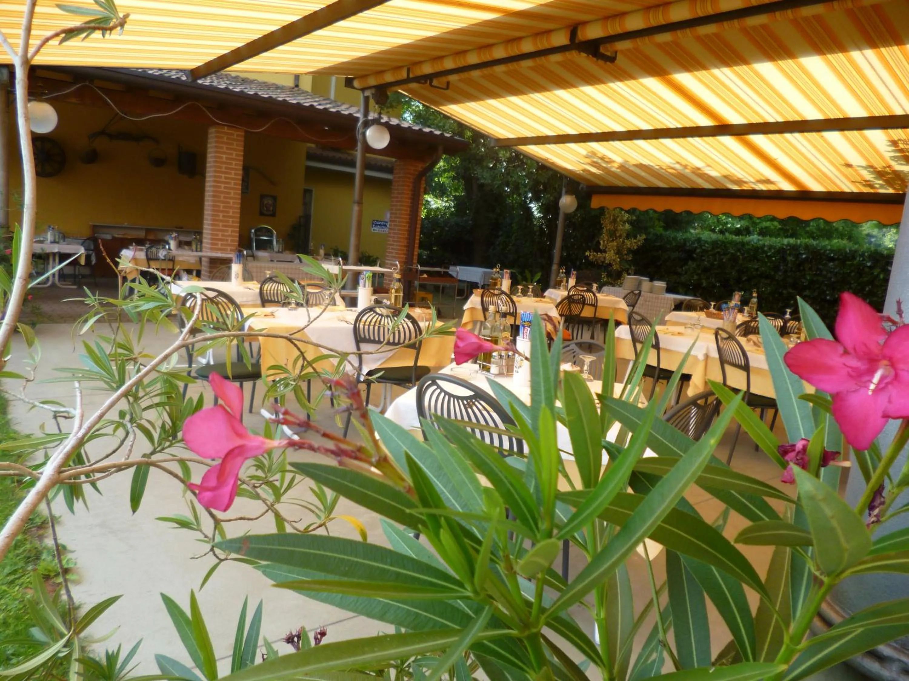 Decorative detail in Albergo Villa Eva