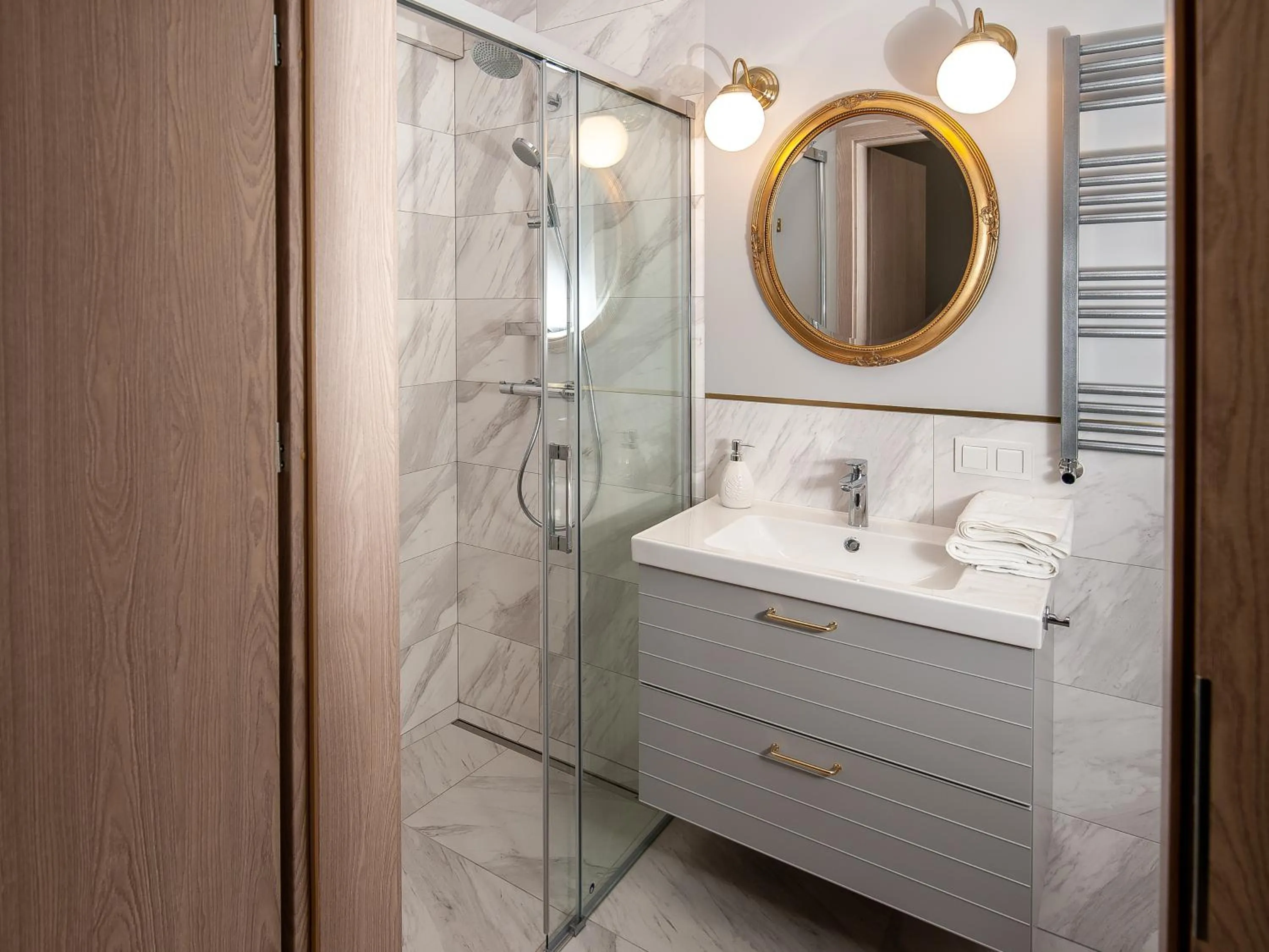 Shower in Al Mare - Apartamenty i pokoje