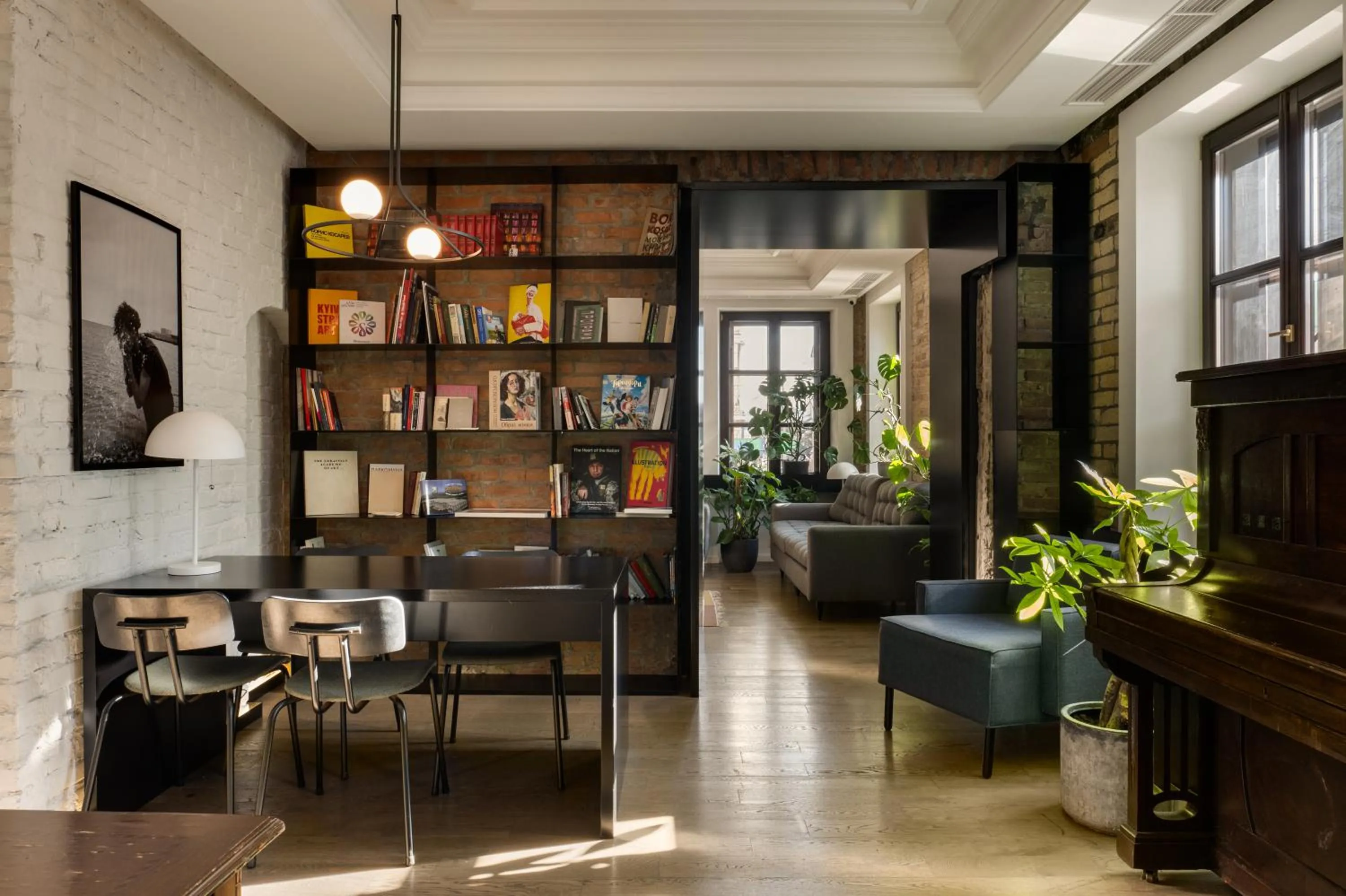 Library in BURSA Hotel Kyiv