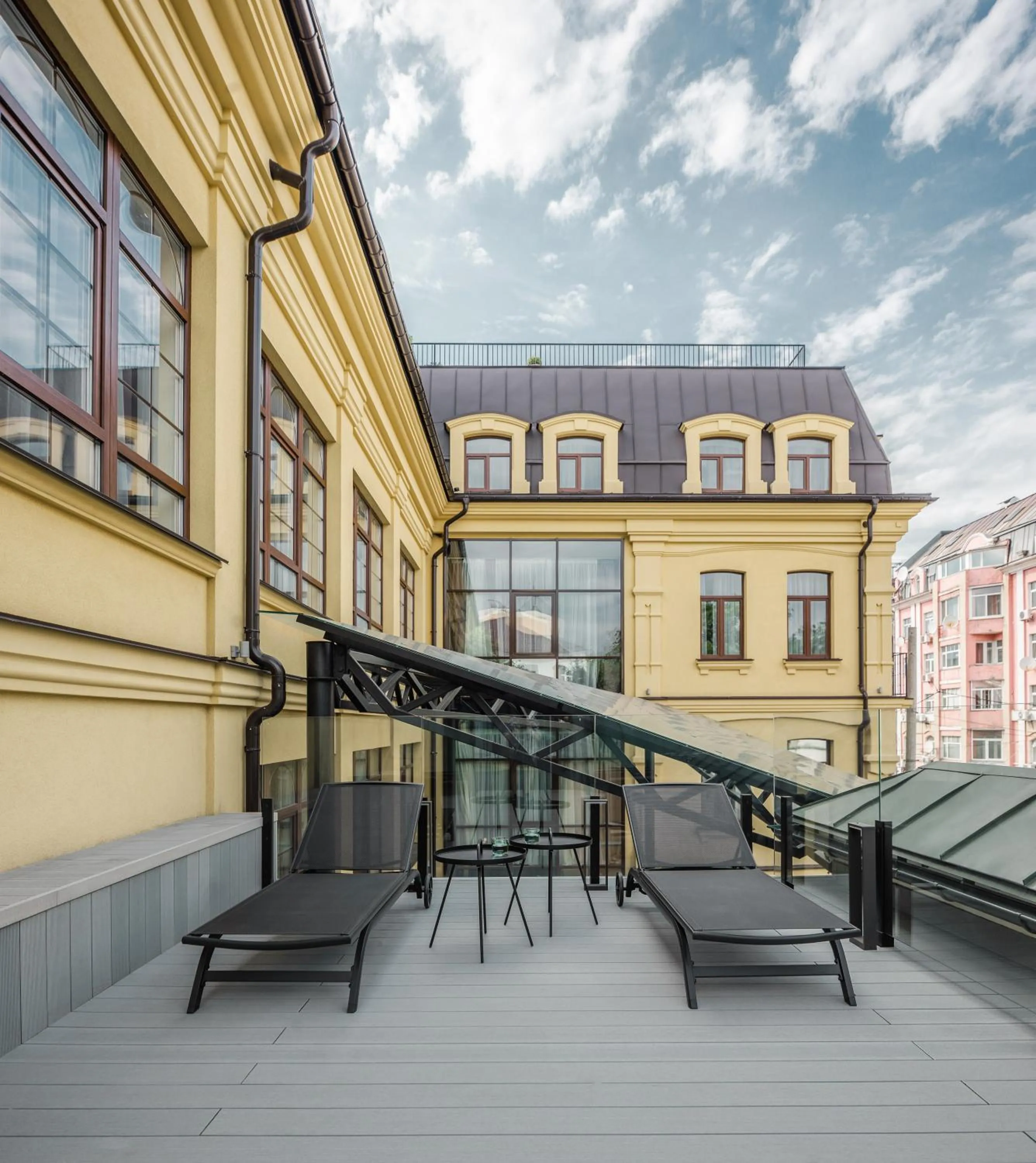 Balcony/Terrace in BURSA Hotel Kyiv