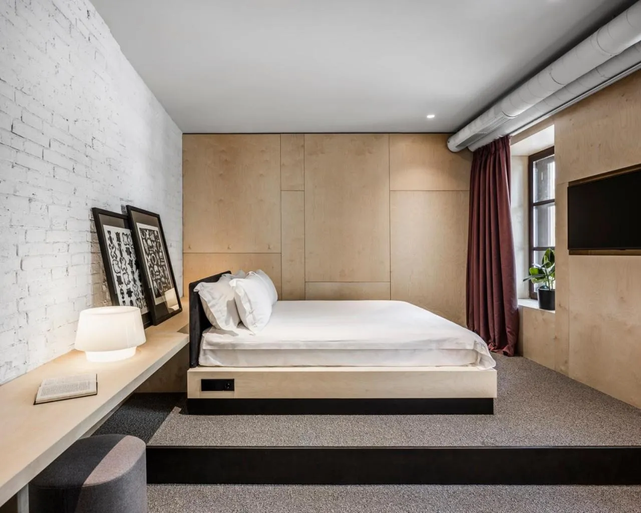 Bedroom, Bed in BURSA Hotel Kyiv