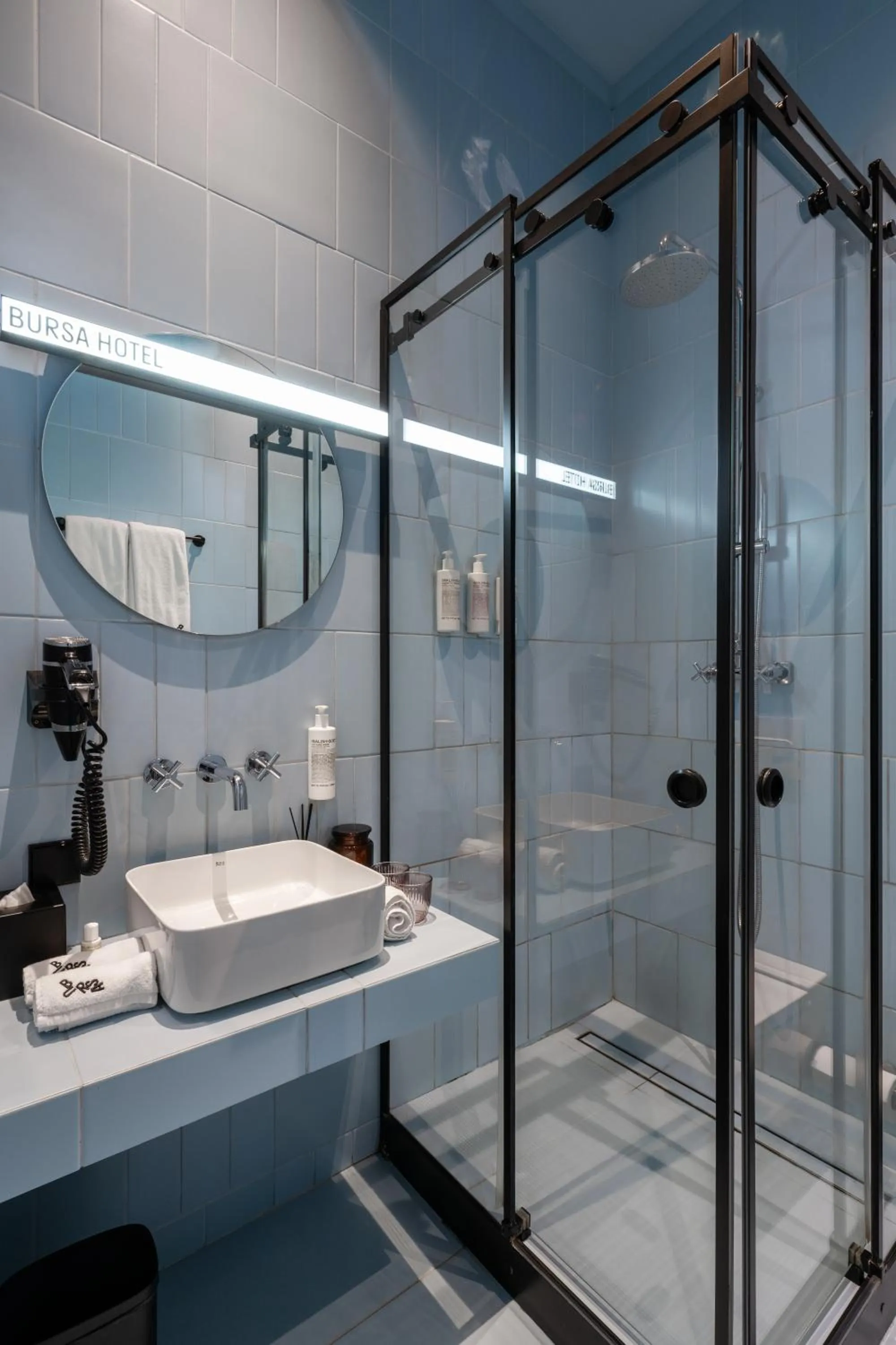 Shower in BURSA Hotel Kyiv