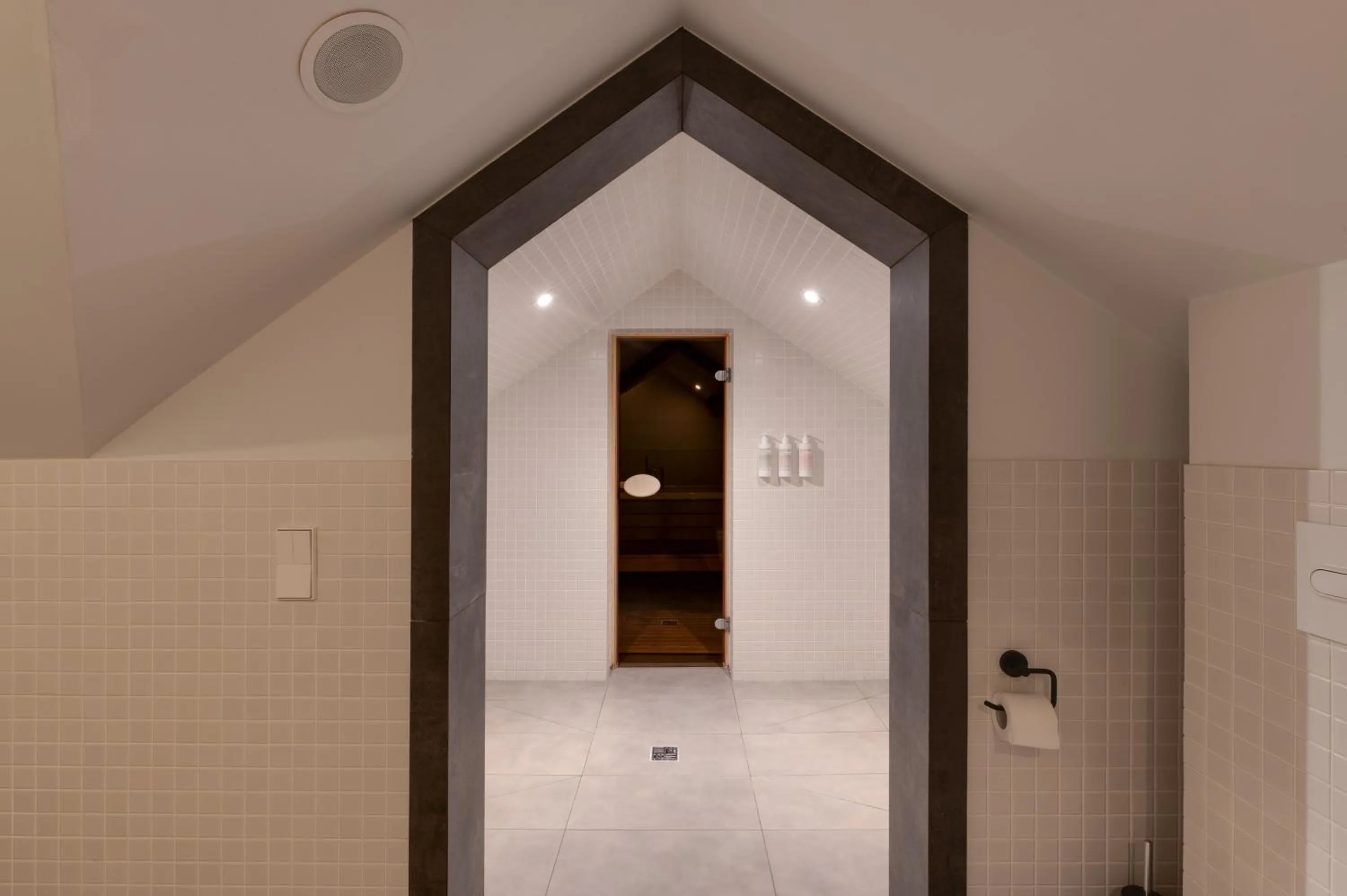 Sauna in BURSA Hotel Kyiv