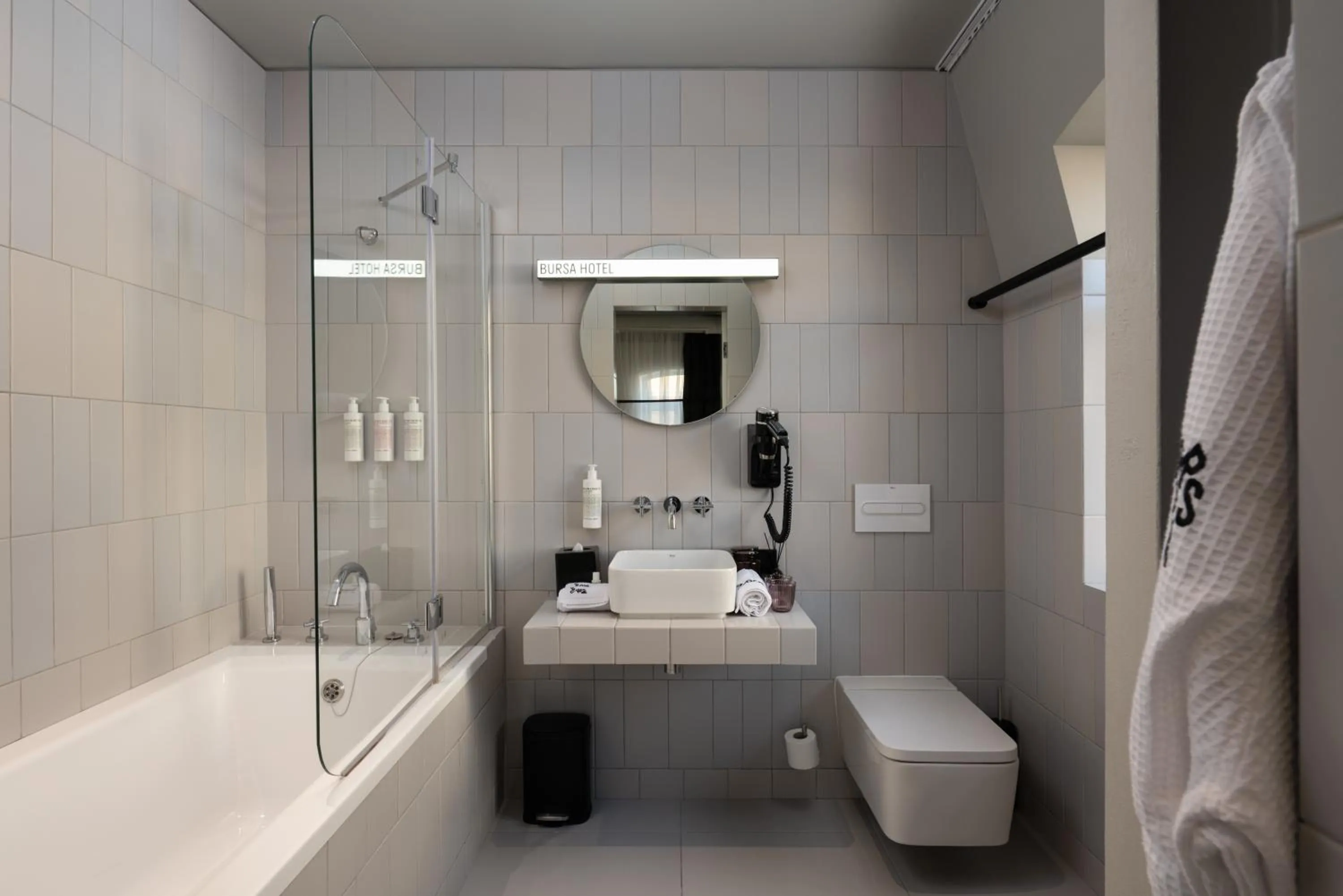 Bath in BURSA Hotel Kyiv