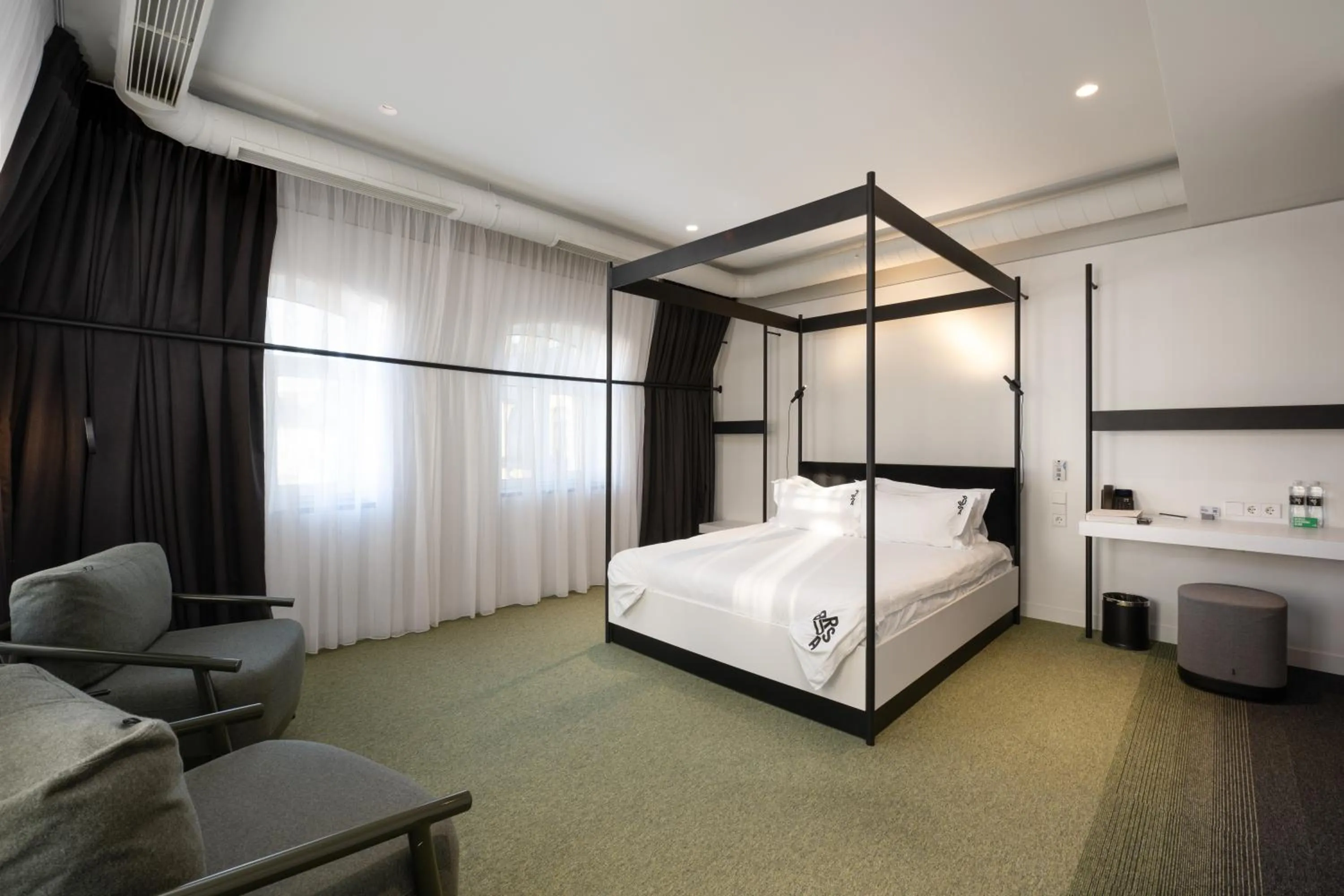 Bed in BURSA Hotel Kyiv