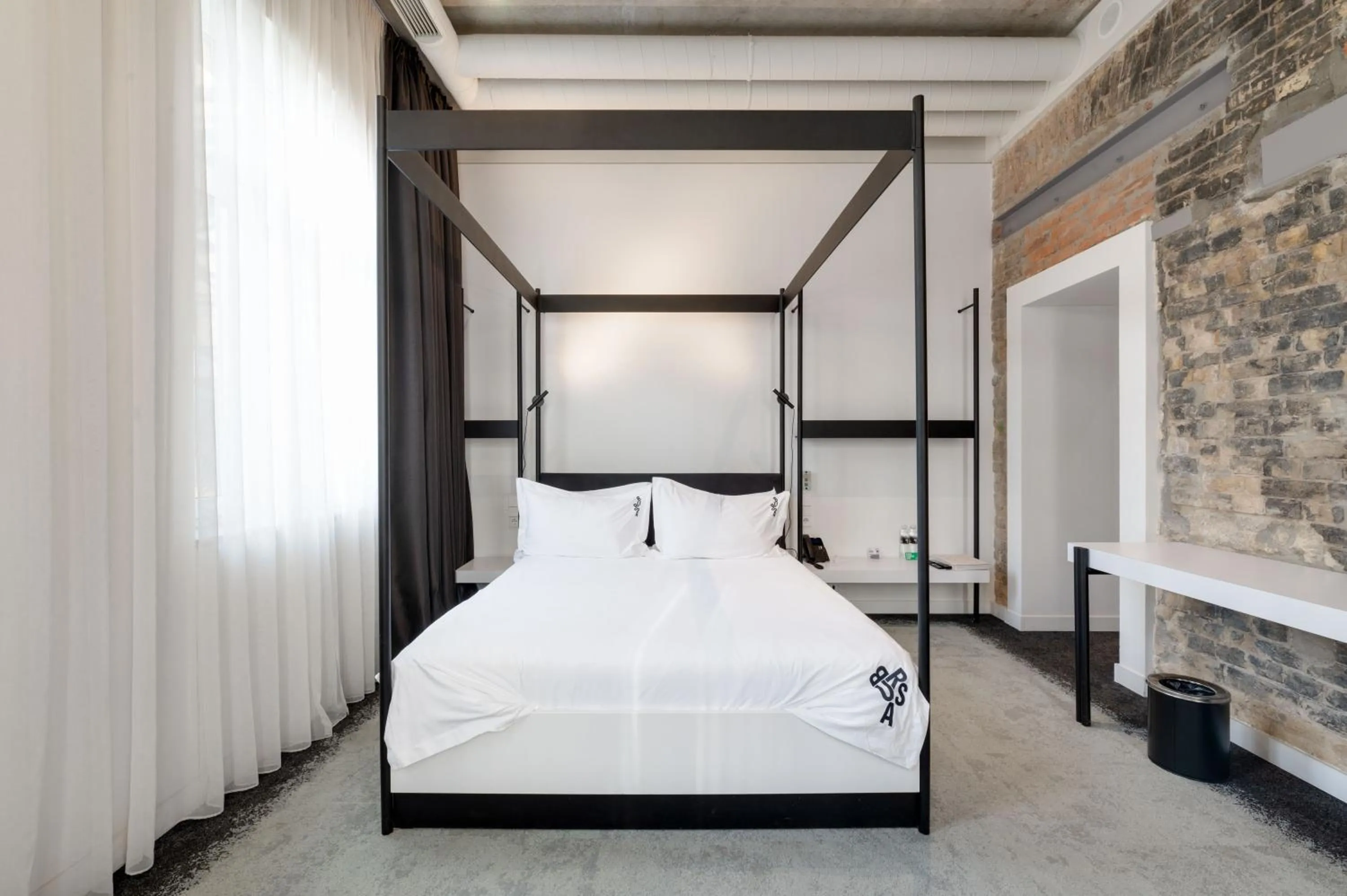 Bed in BURSA Hotel Kyiv