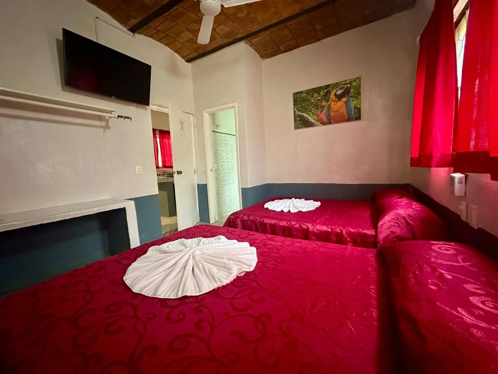 Bed in Bungalows Las Glorias