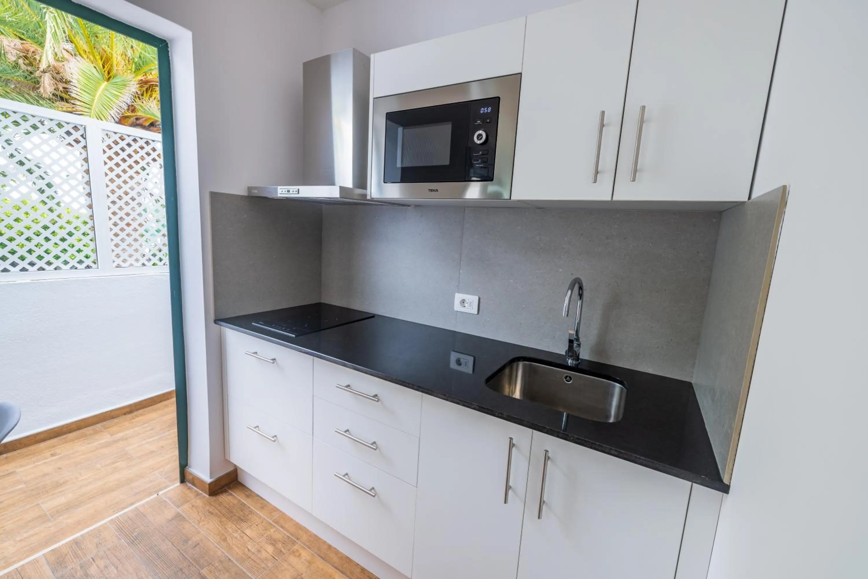 kitchen in Apartamentos Los Rosales