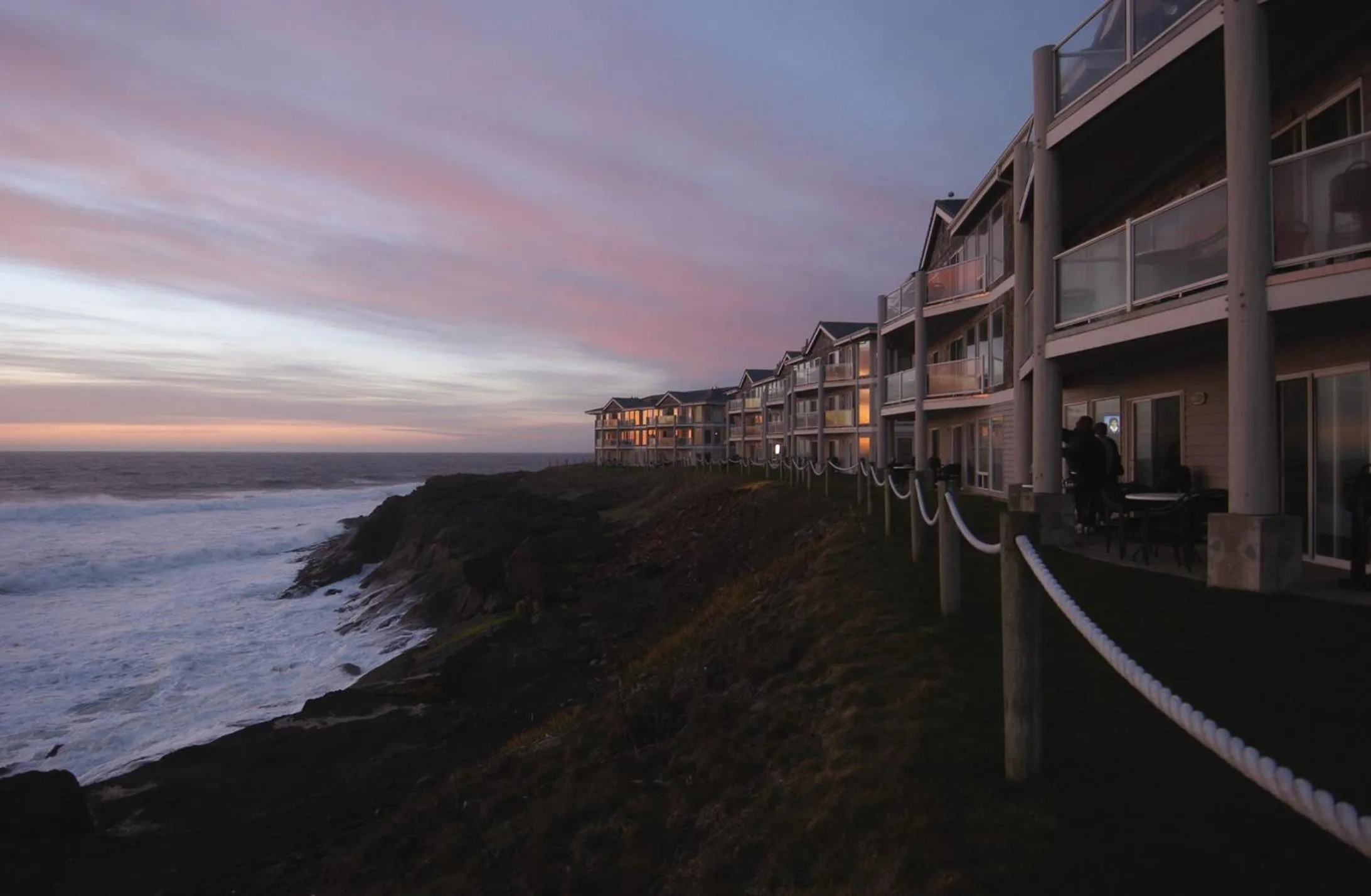 Sunset in WorldMark Depoe Bay