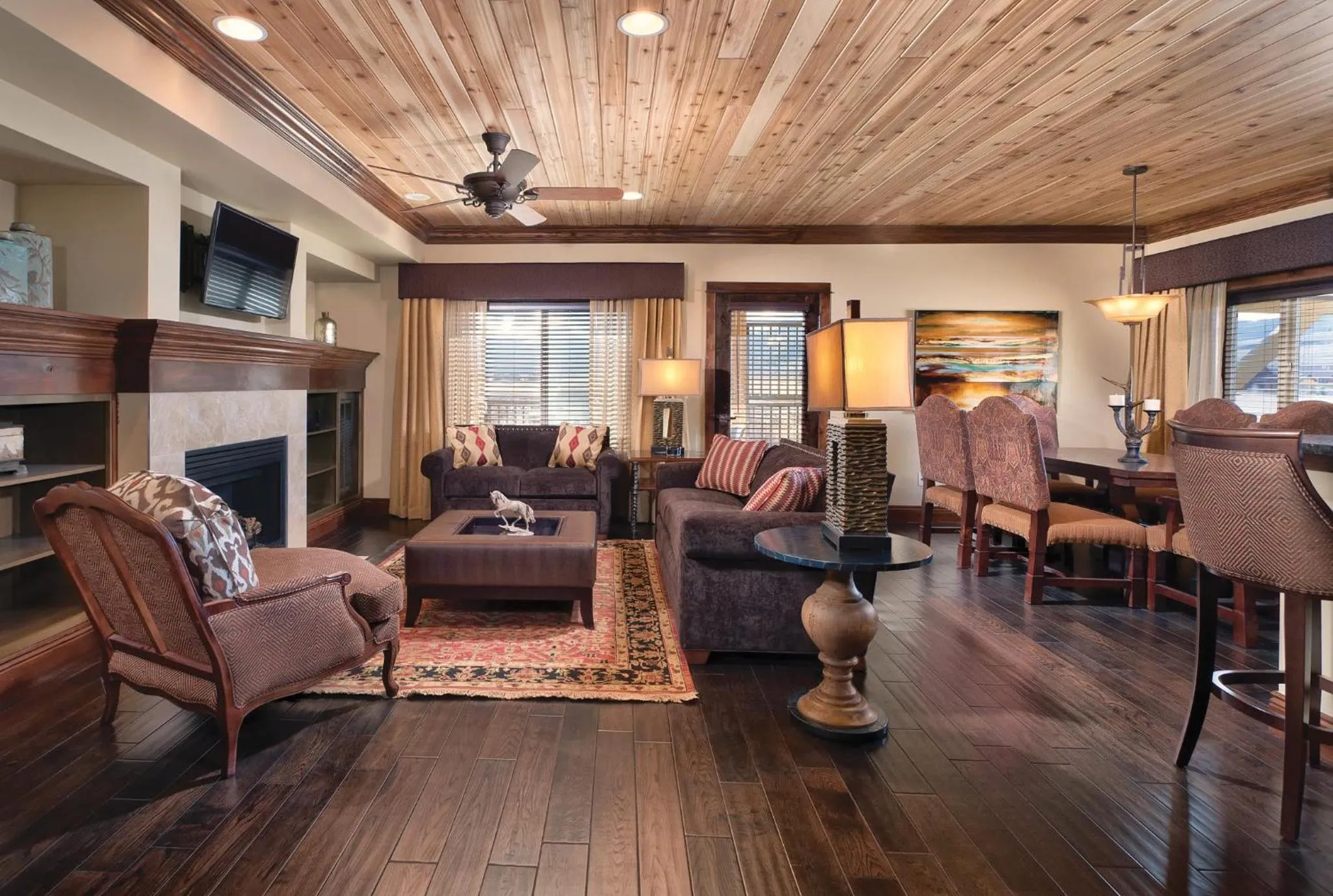 Living room in WorldMark Granby - Rocky Mountain Preserve