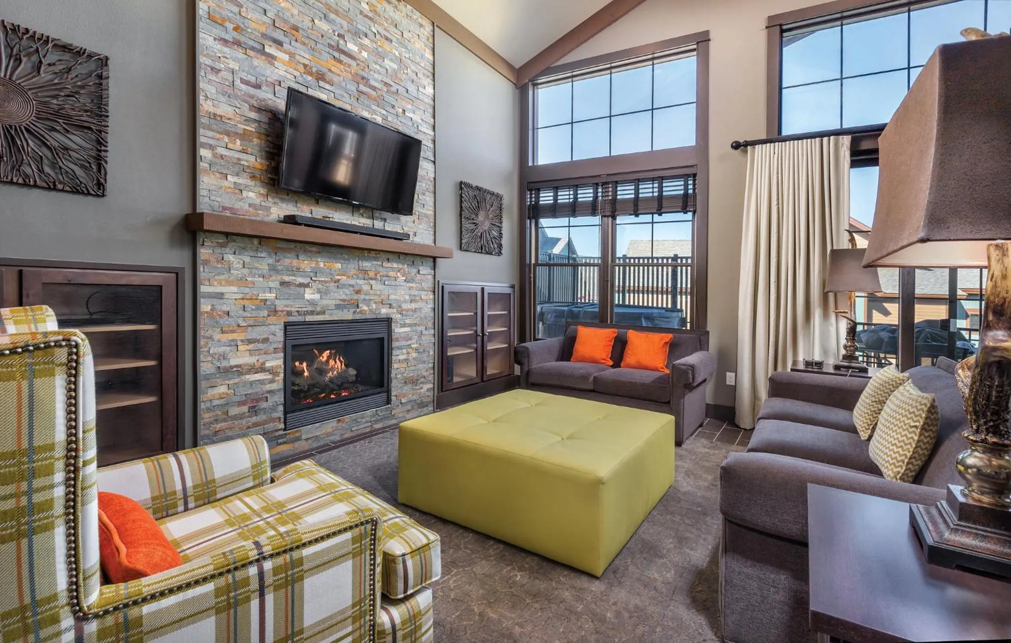 Living room in WorldMark Granby - Rocky Mountain Preserve