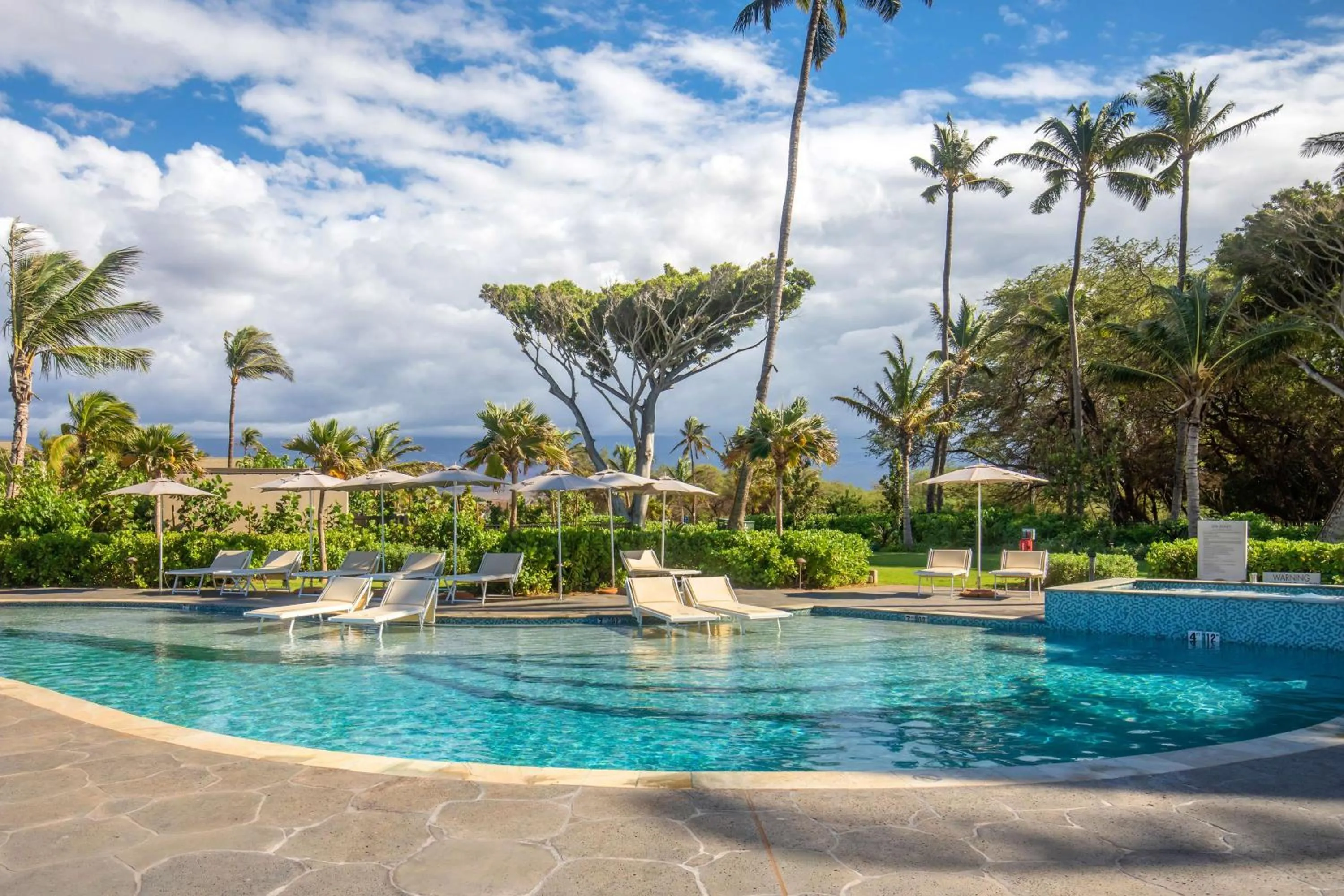 Pool view in Hilton Grand Vacations Club Maui Bay Villas