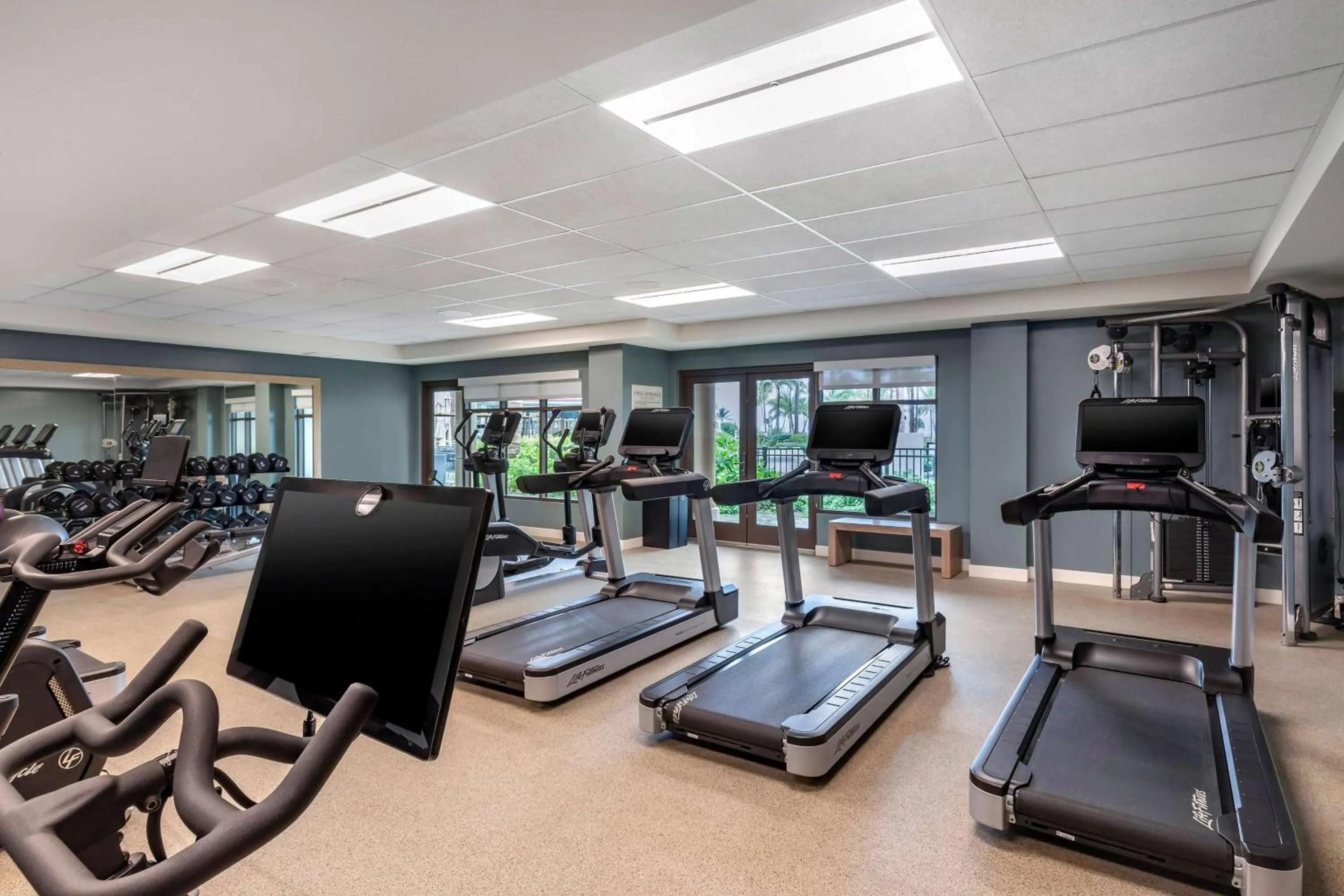 Fitness centre/facilities in Hilton Grand Vacations Club Maui Bay Villas