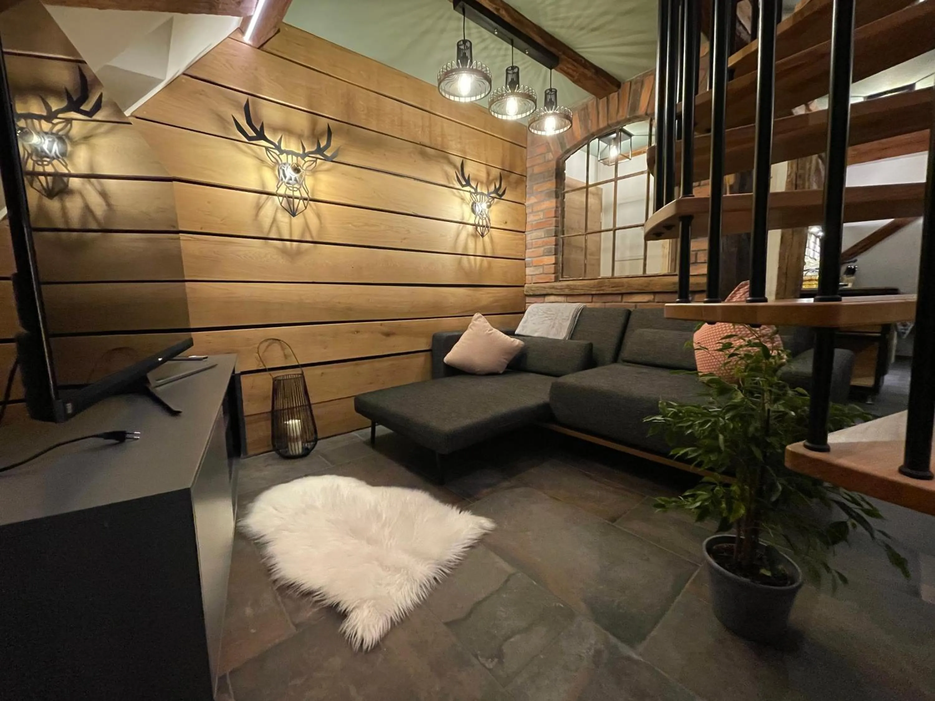 Living room in Muggel Apartments
