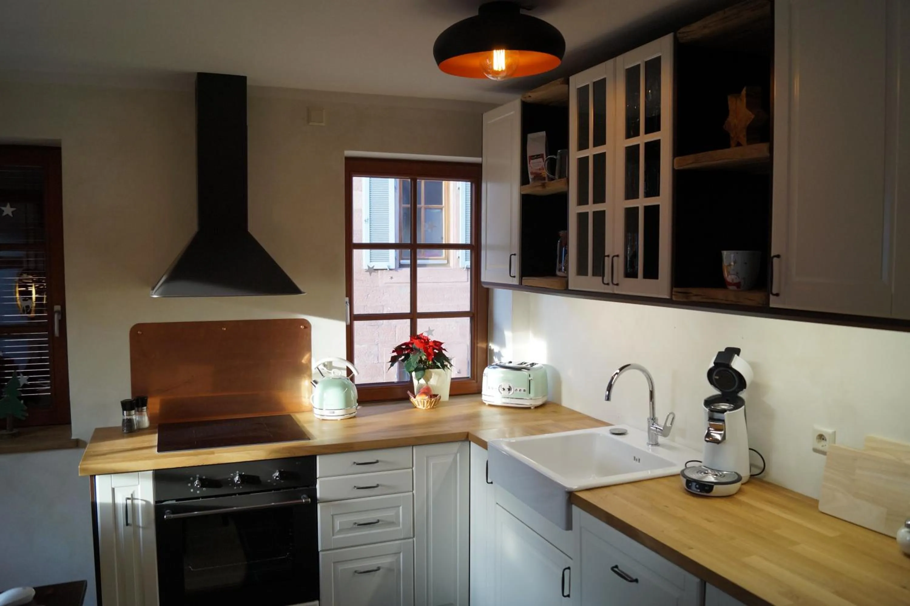 Kitchen or kitchenette in Muggel Apartments