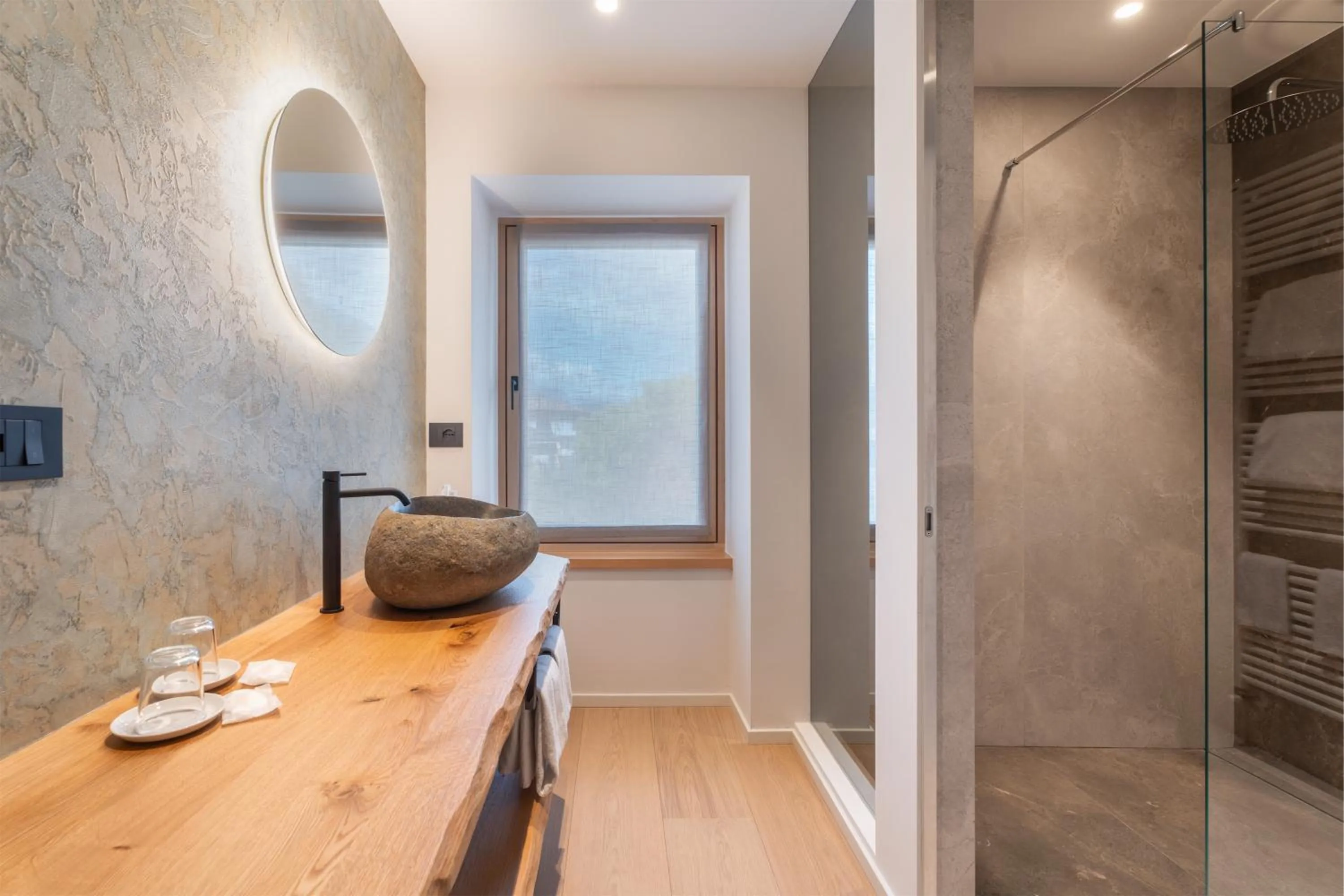 Bathroom in Locanda Restel De Fer